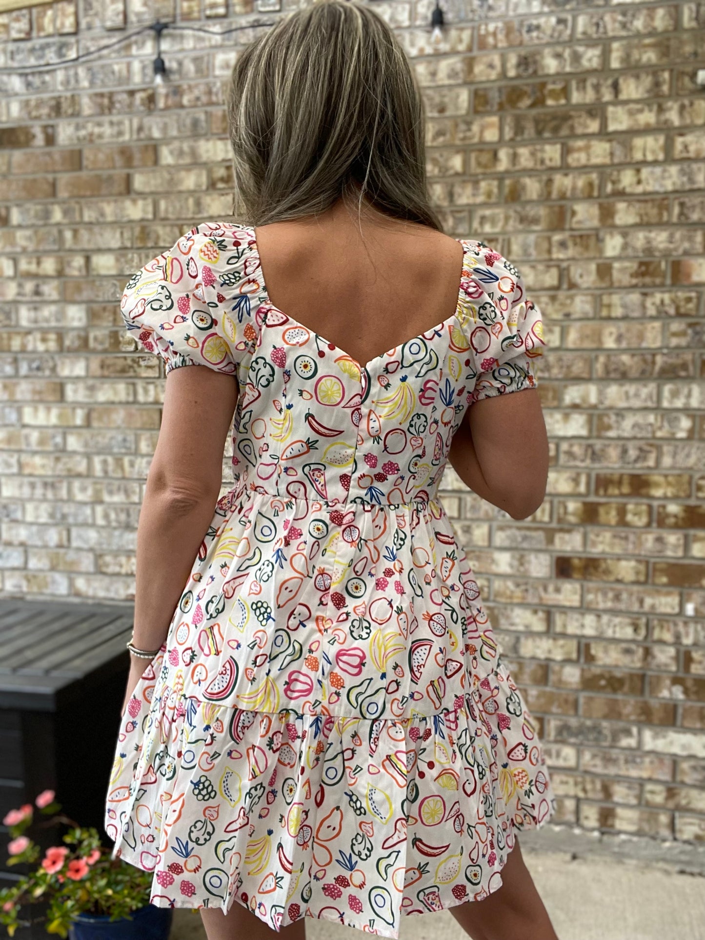 Sirene Fruit Print Dress