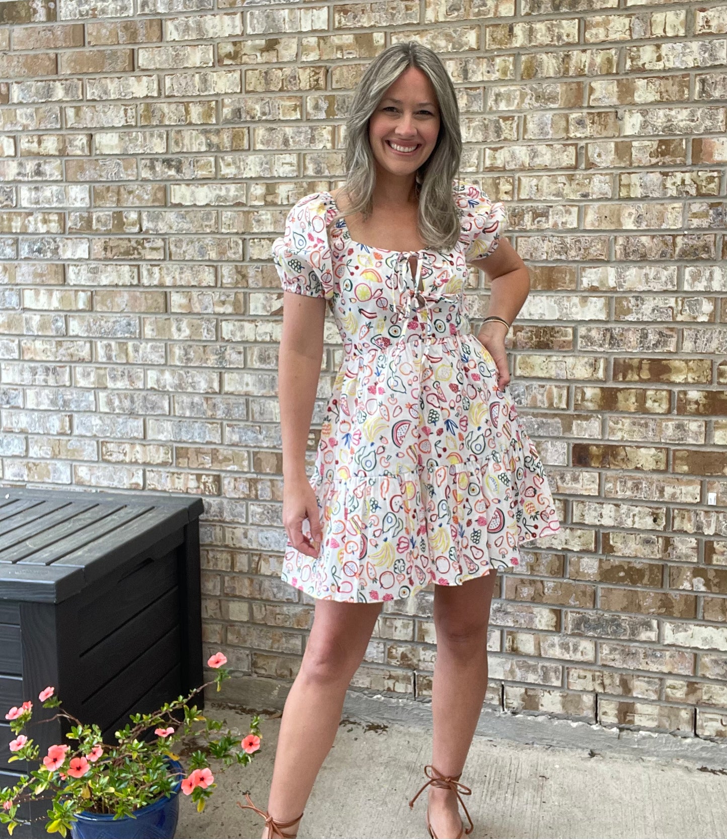 Sirene Fruit Print Dress