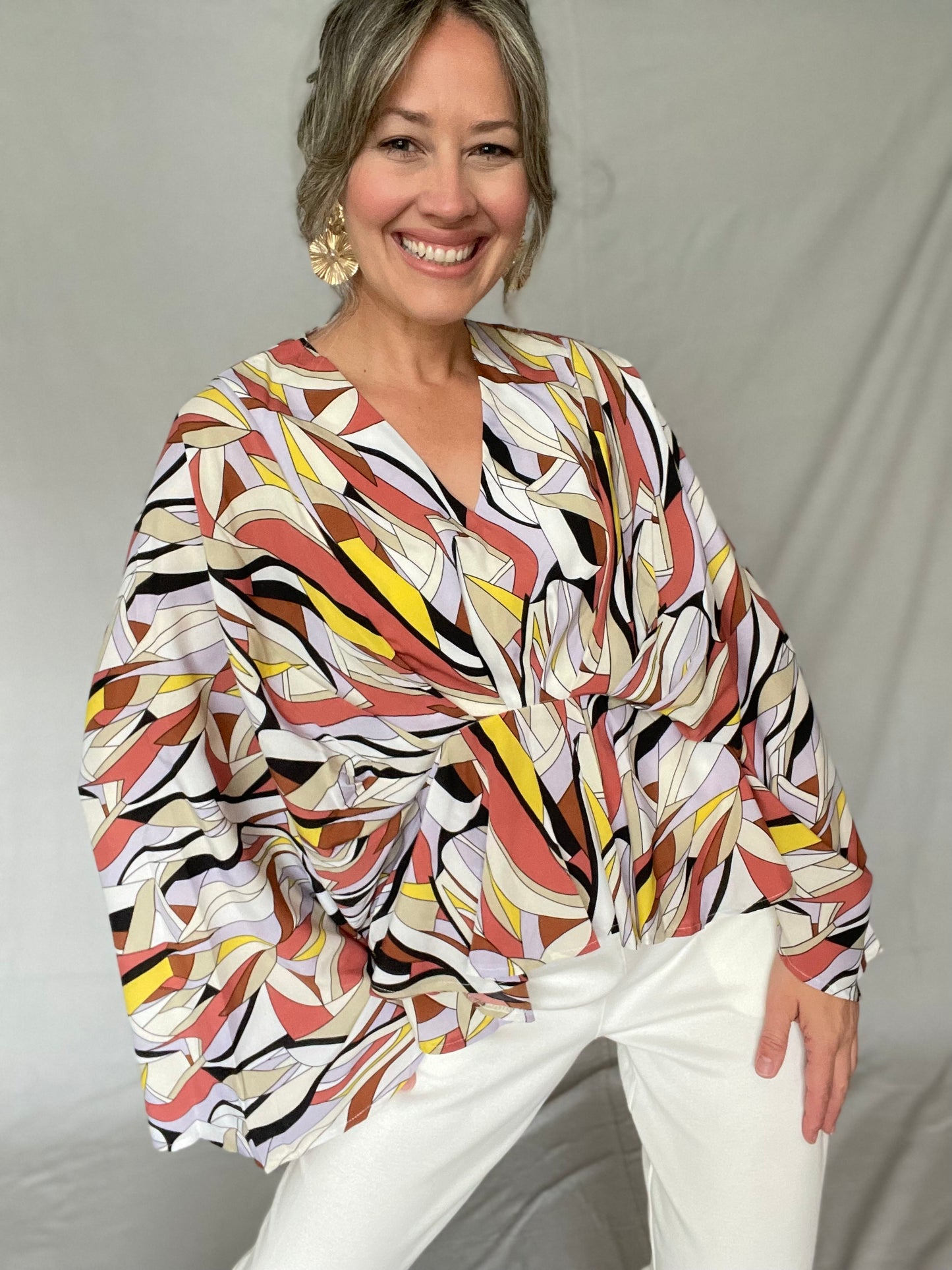 Rio Long Bell Sleeve Tunic Top