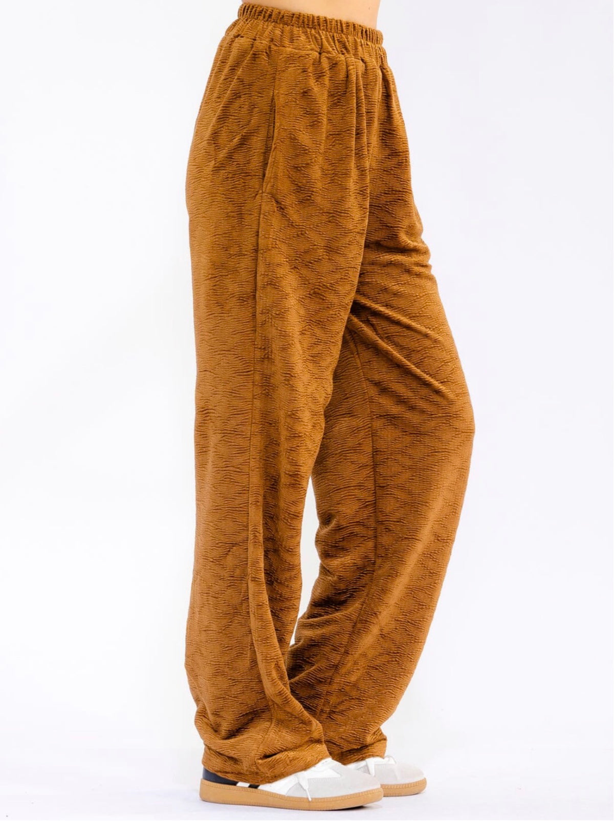 Carolina Brown Wide Leg Pants