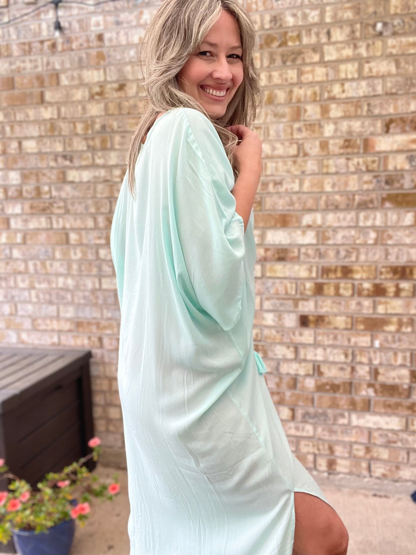 Talia Mint Tunic Maxi Dress