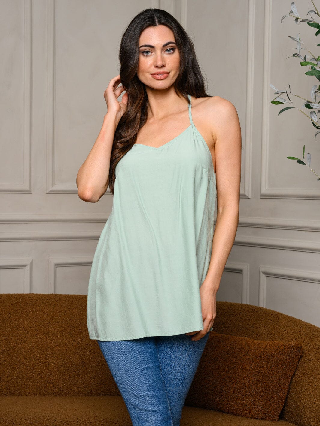 Crochet Sage Cami Top