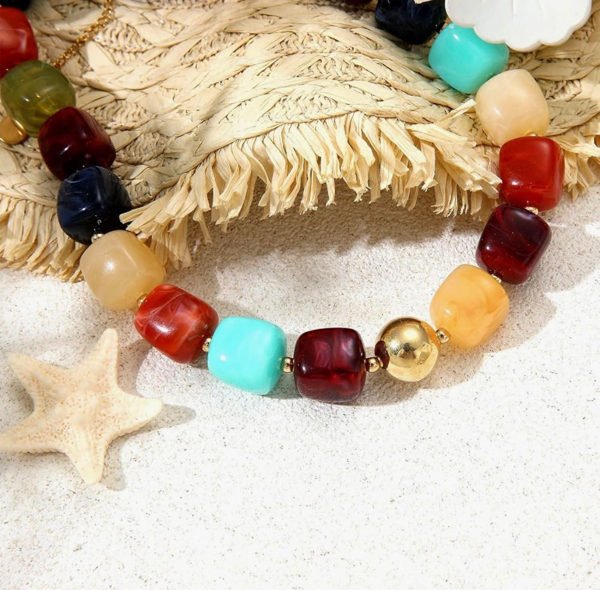Paloma Colorful Beaded Necklace
