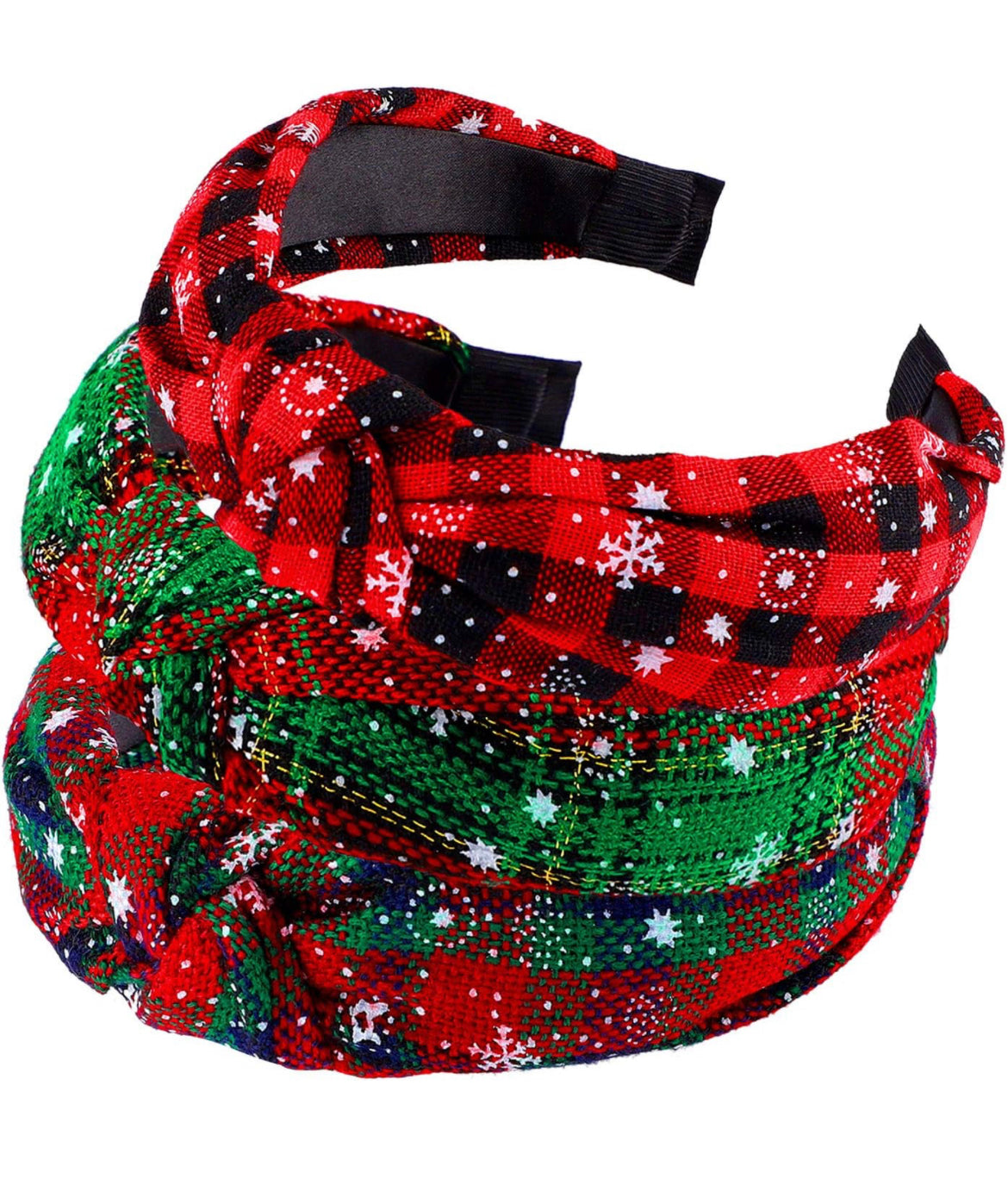 Plaid Christmas Headband