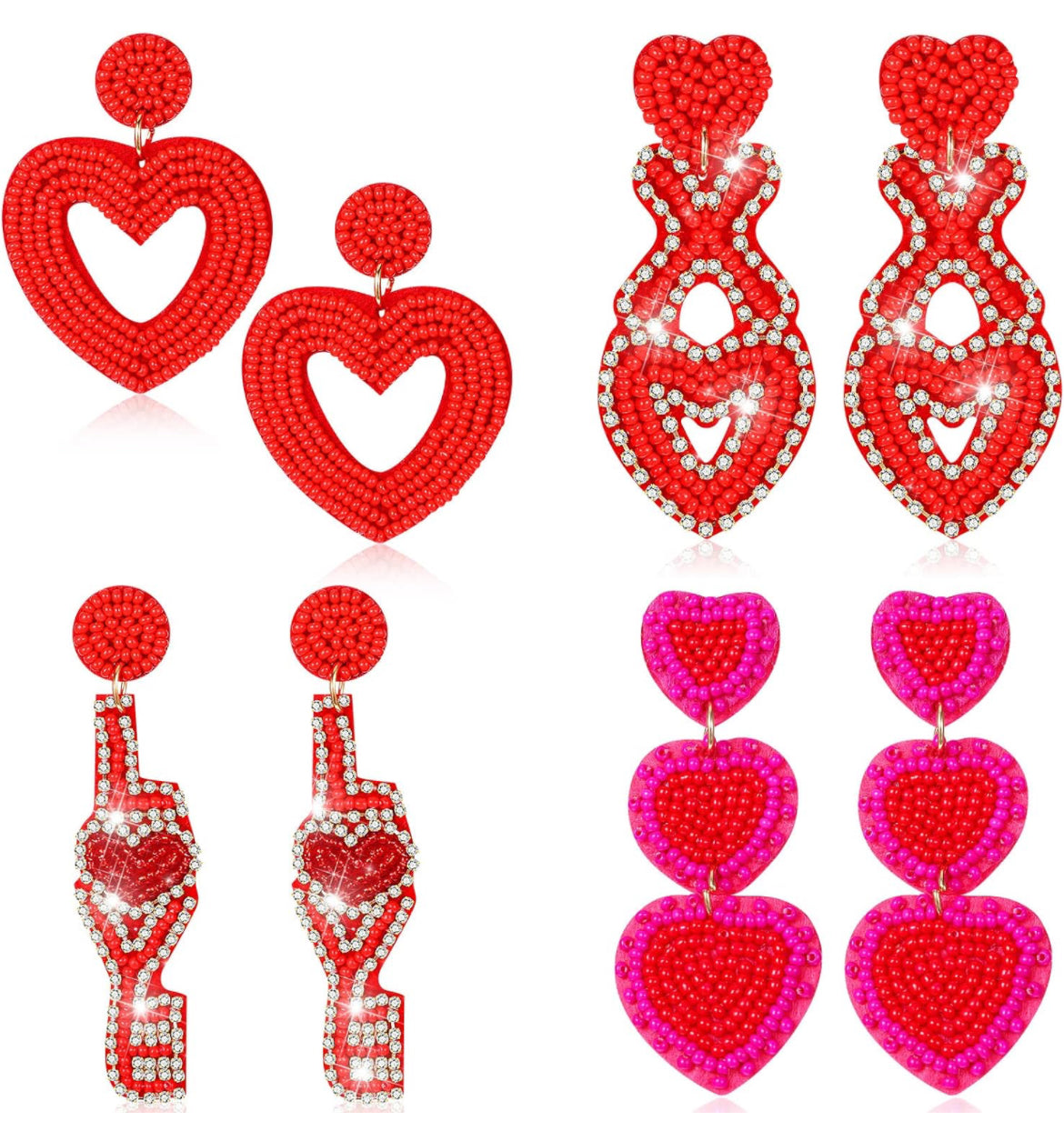 Valentine Earrings Xoxo