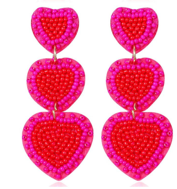 Valentine Earrings Xoxo