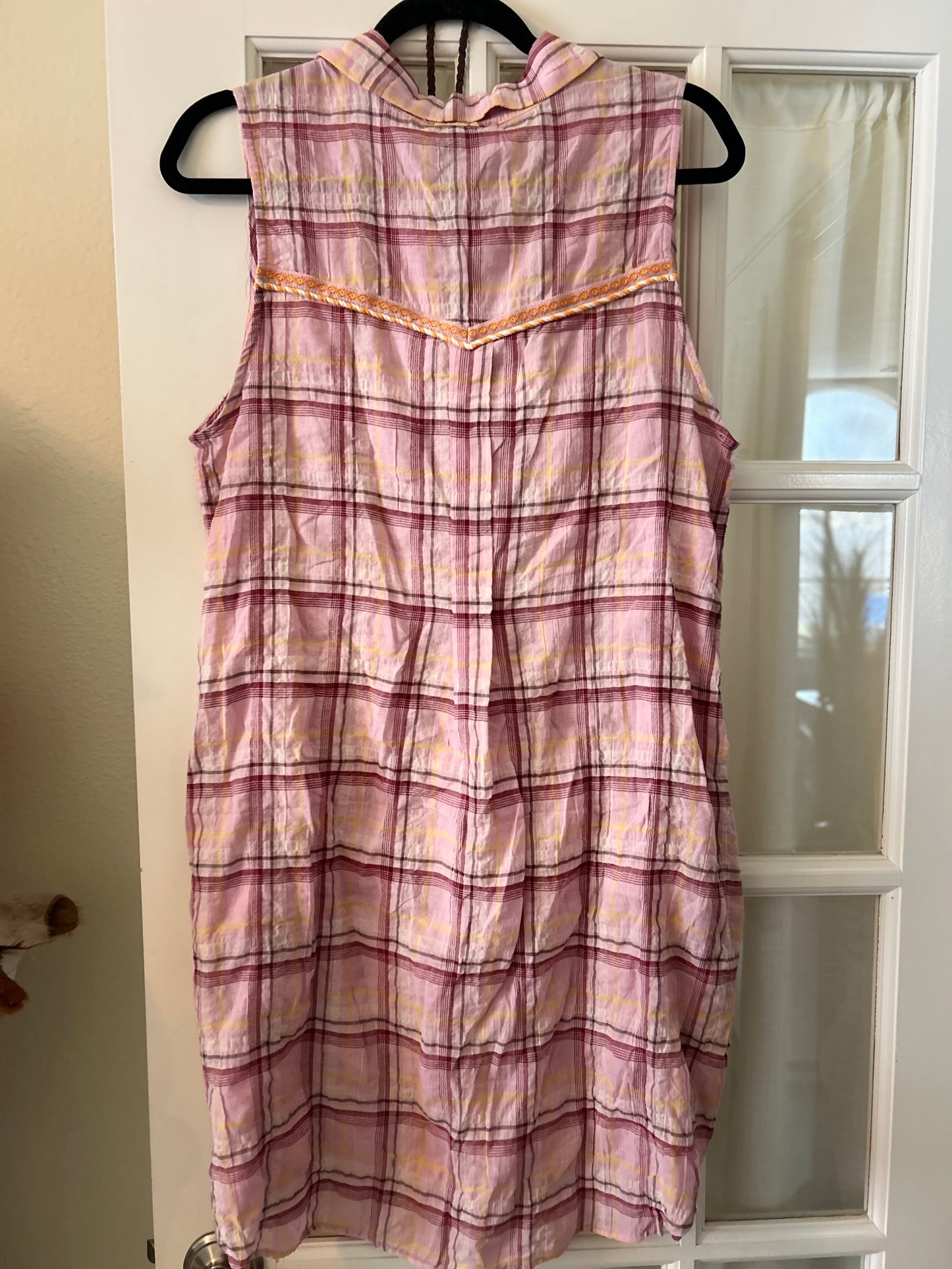 Pink Plaid Dress
