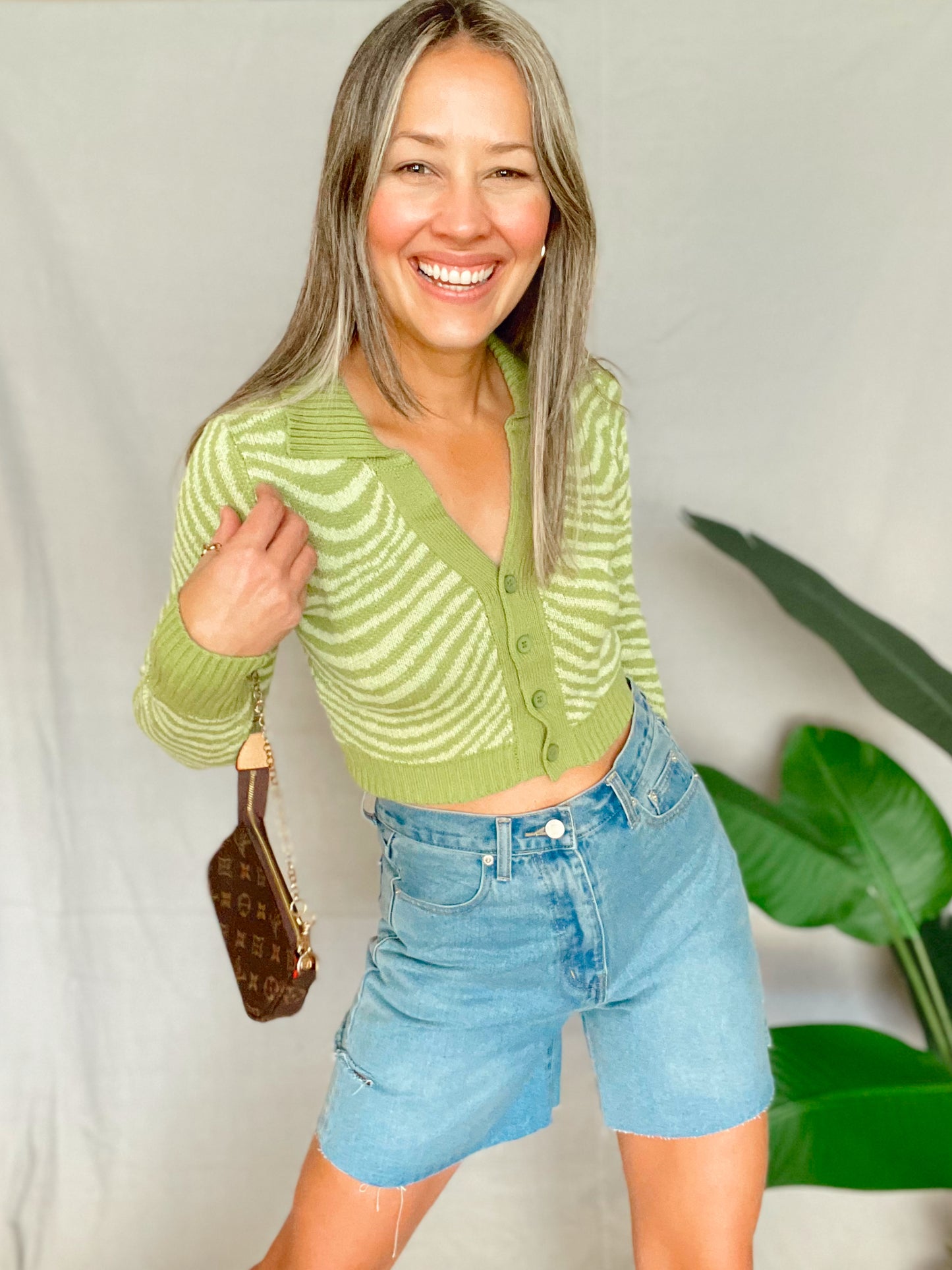 Groovy Green Long Sleeve Top