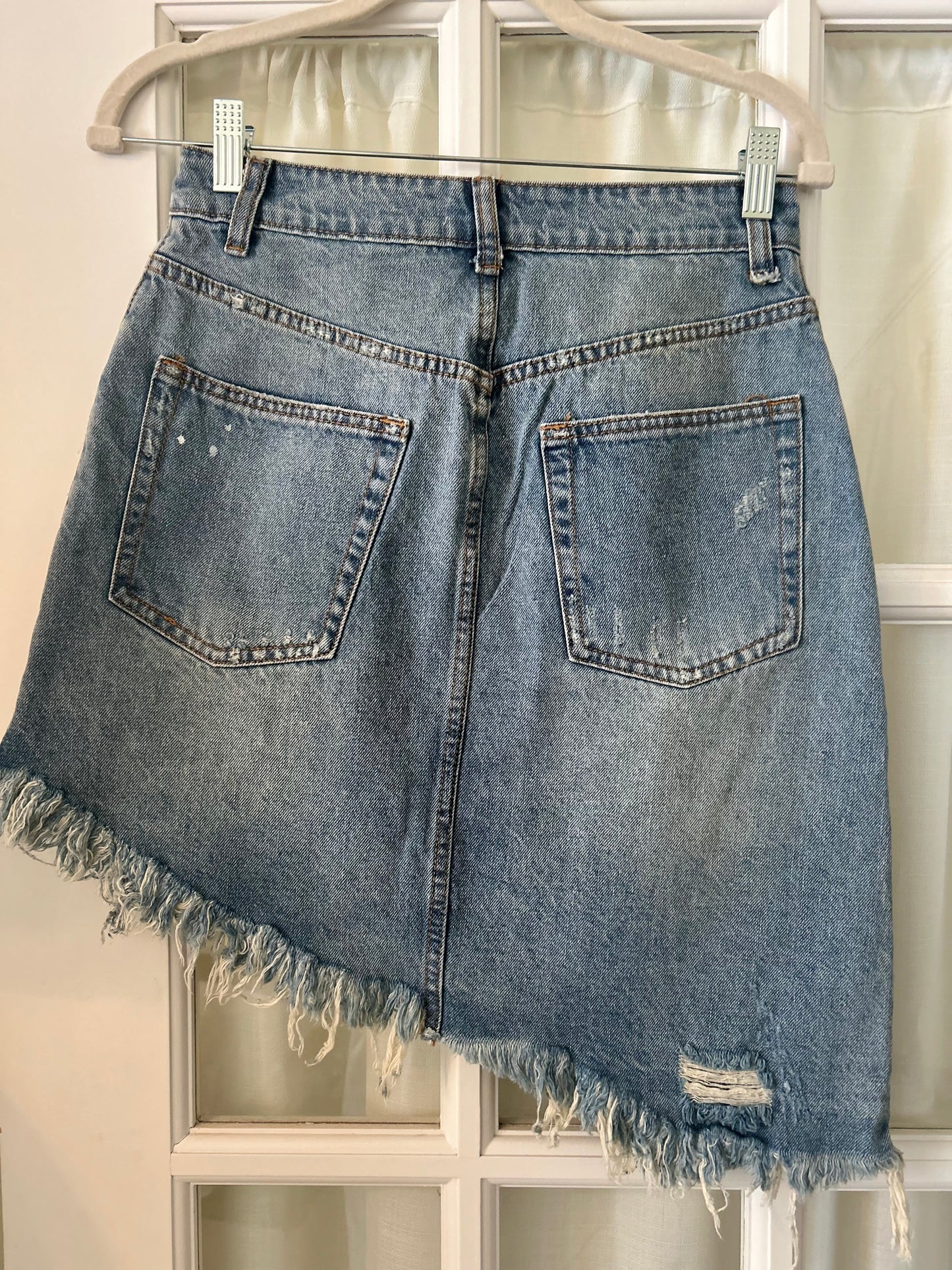 Vintage Blue Jeans Skirt