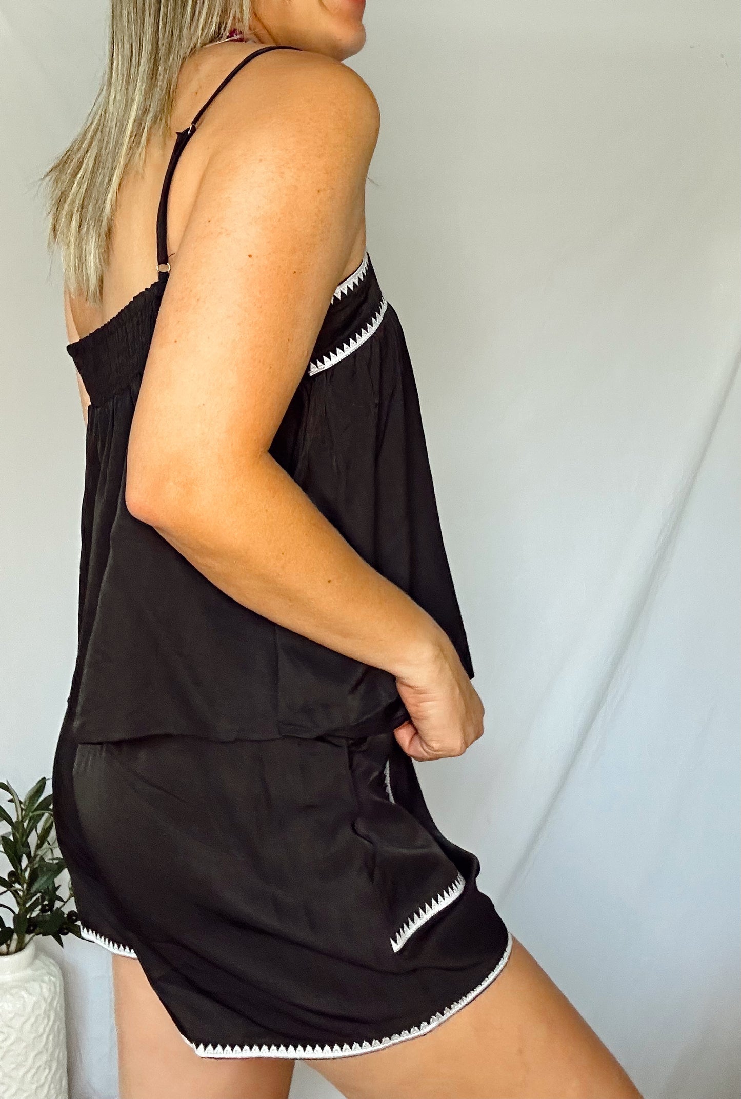 Melrose Black Shorts