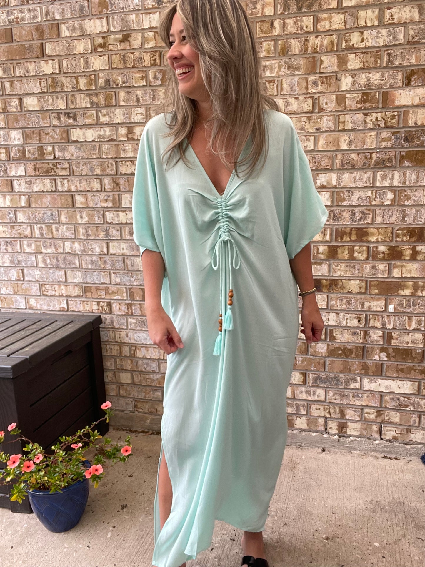 Talia Mint Tunic Maxi Dress