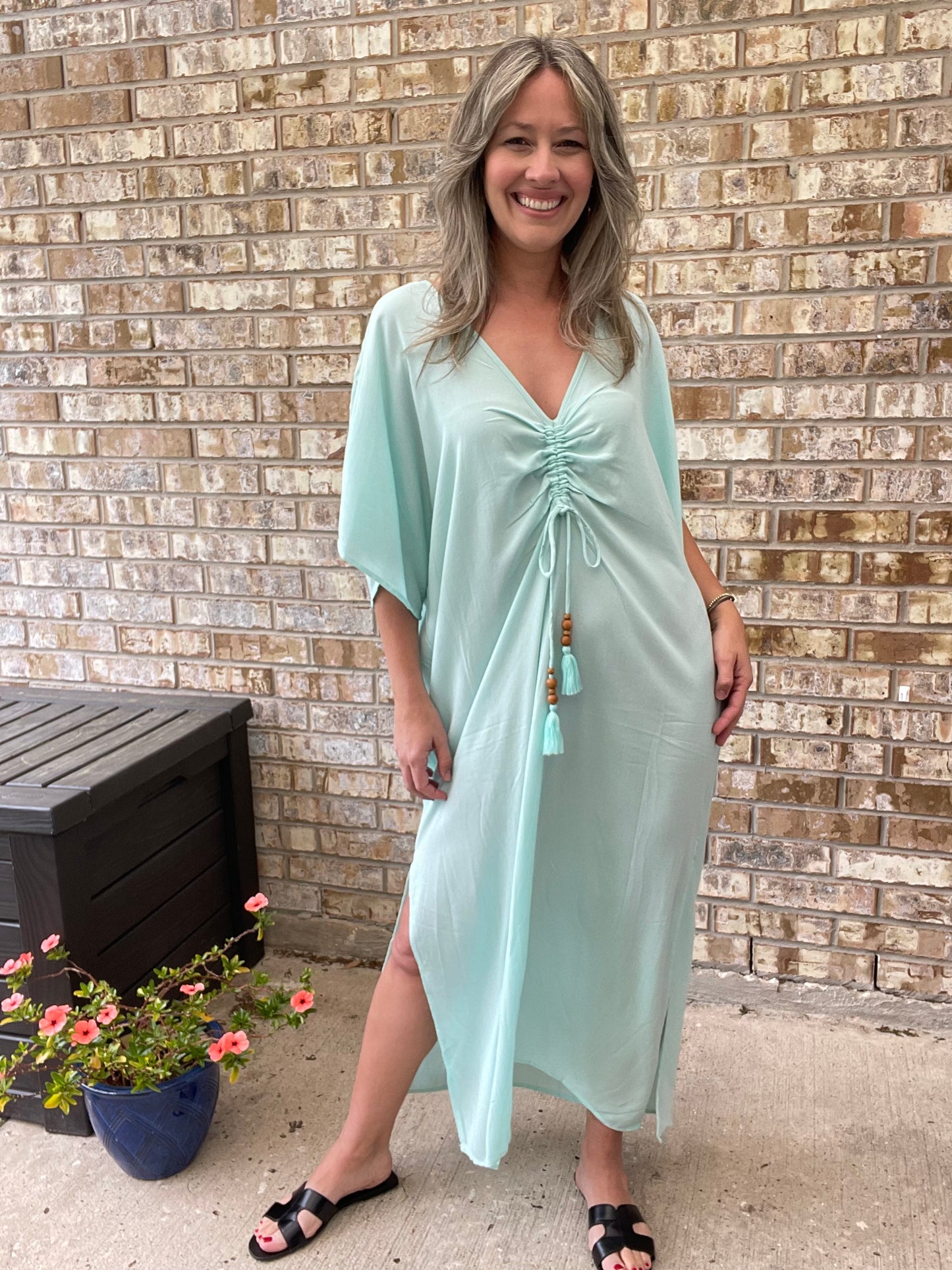 Talia Mint Tunic Maxi Dress