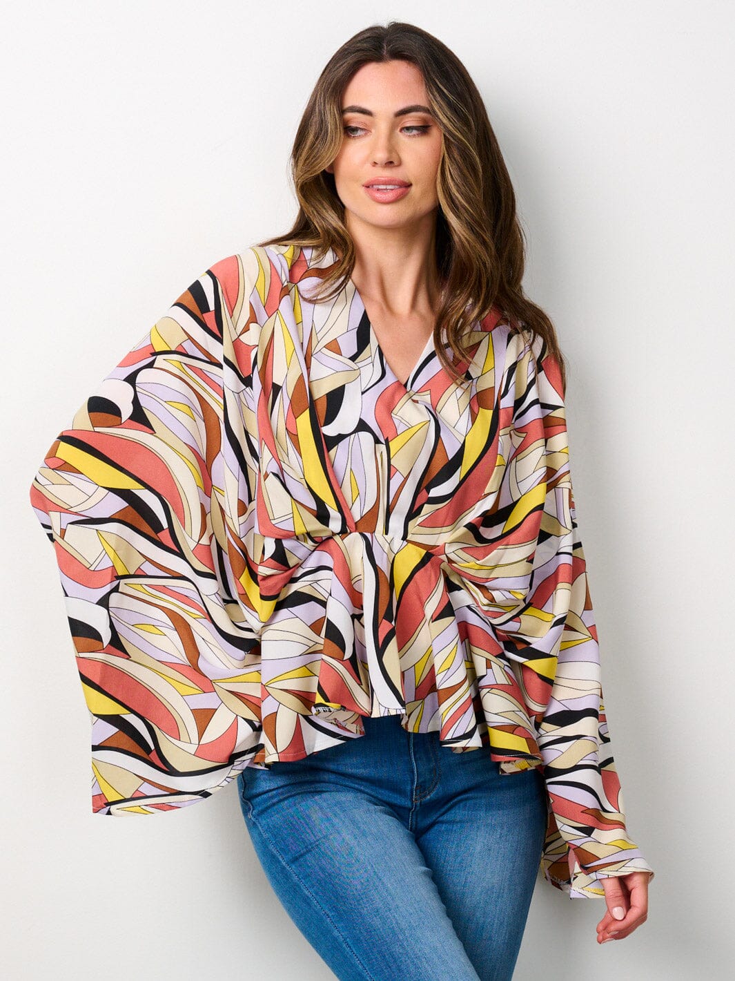 Rio Long Bell Sleeve Tunic Top