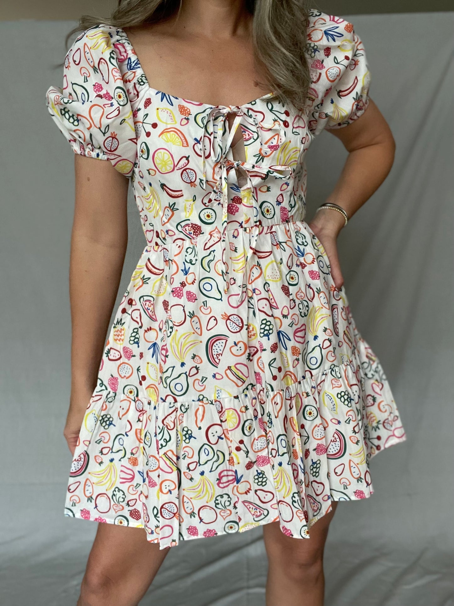 Sirene Fruit Print Dress