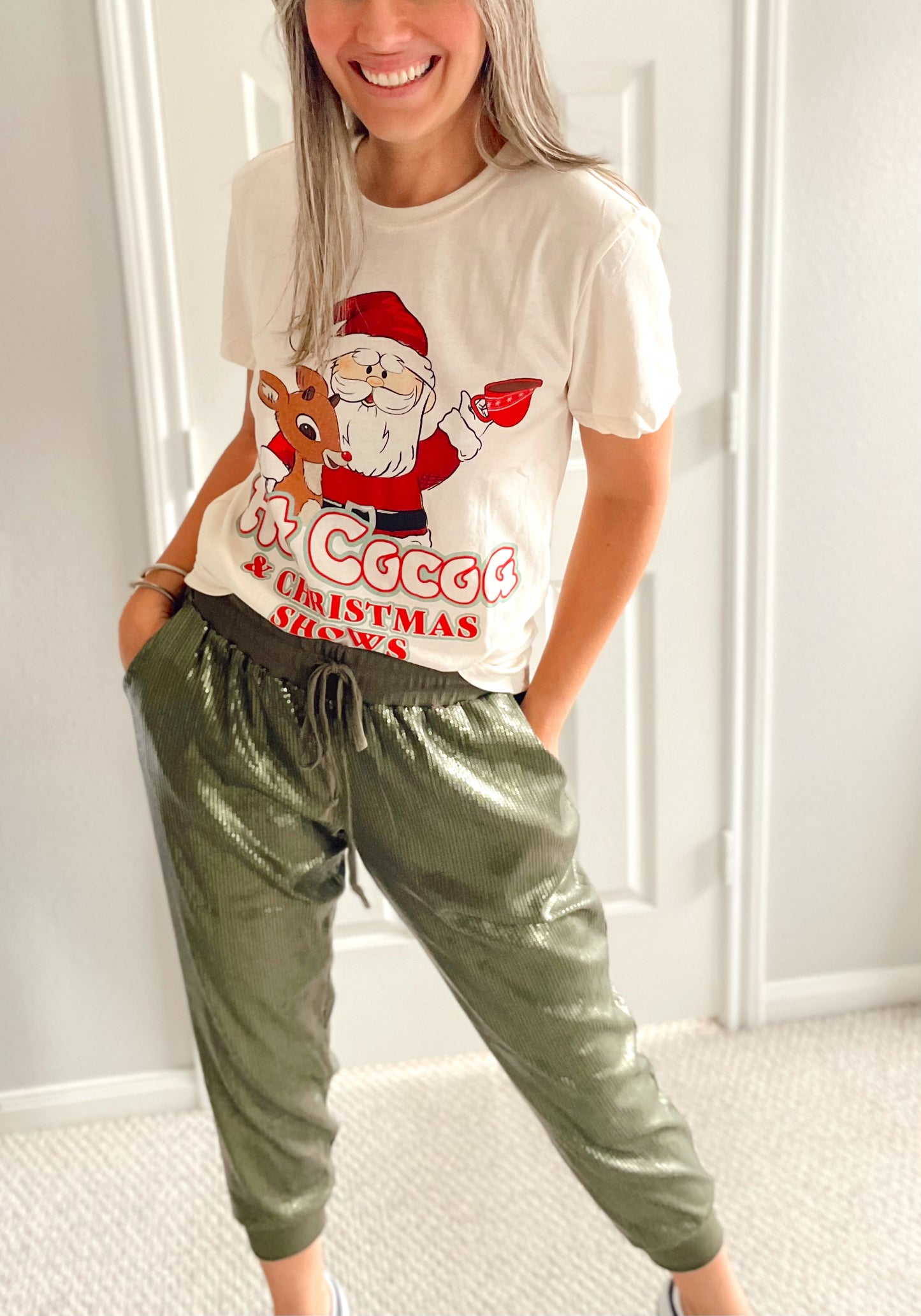 Hot Cocoa Santa Tee