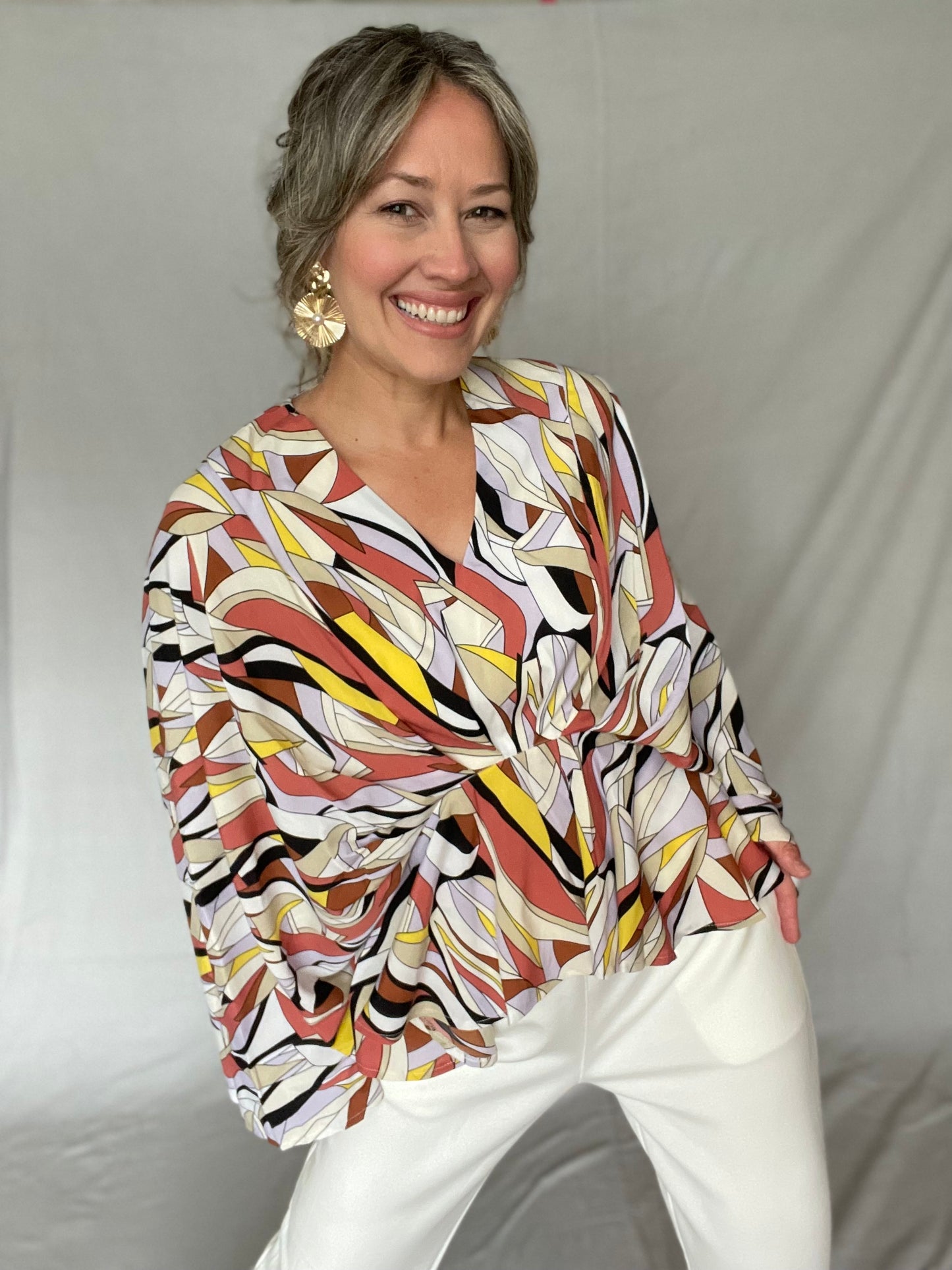 Rio Long Bell Sleeve Tunic Top