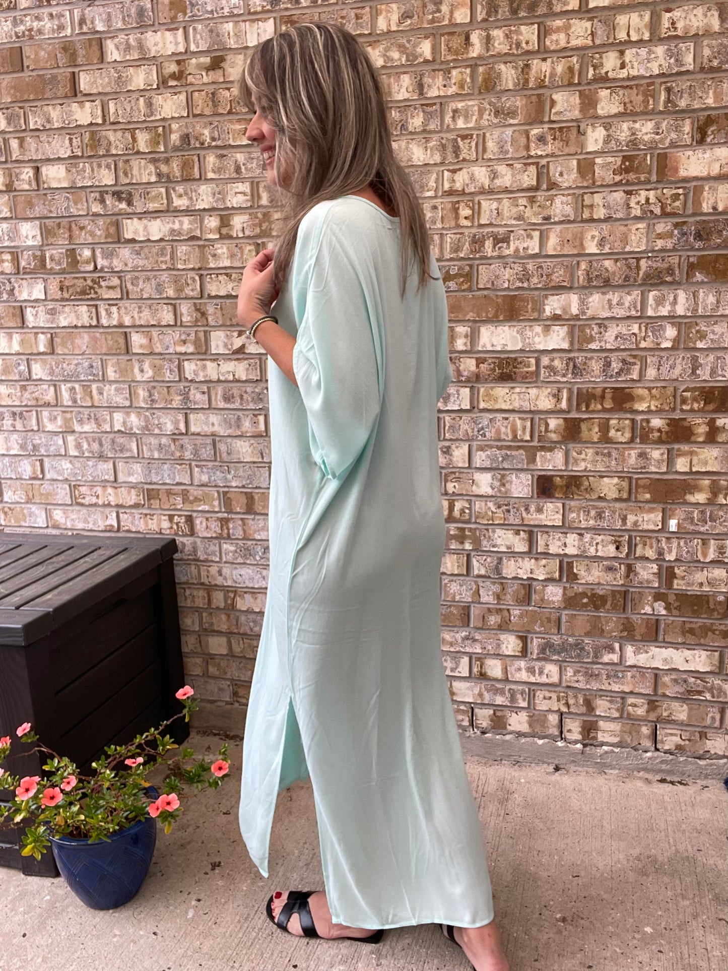 Talia Mint Tunic Maxi Dress