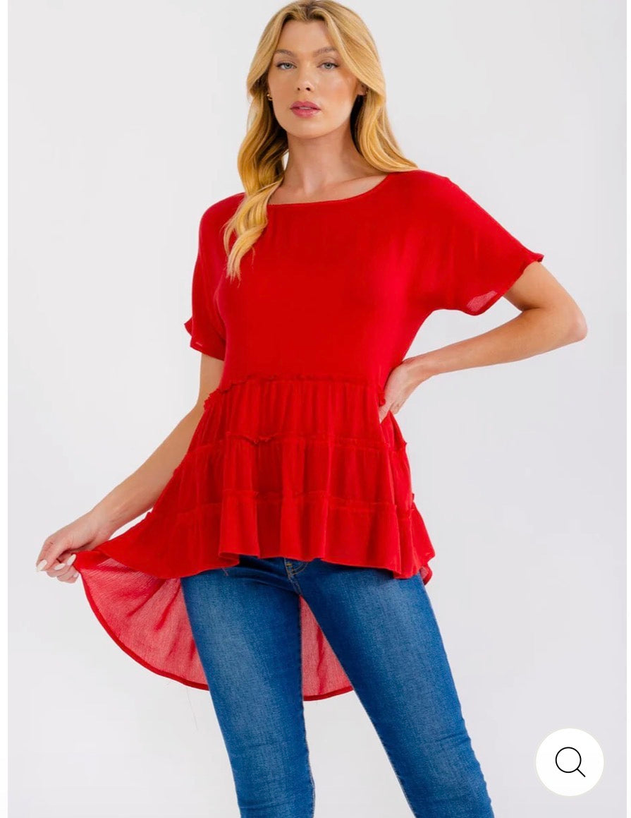 Dani High Low Blouse