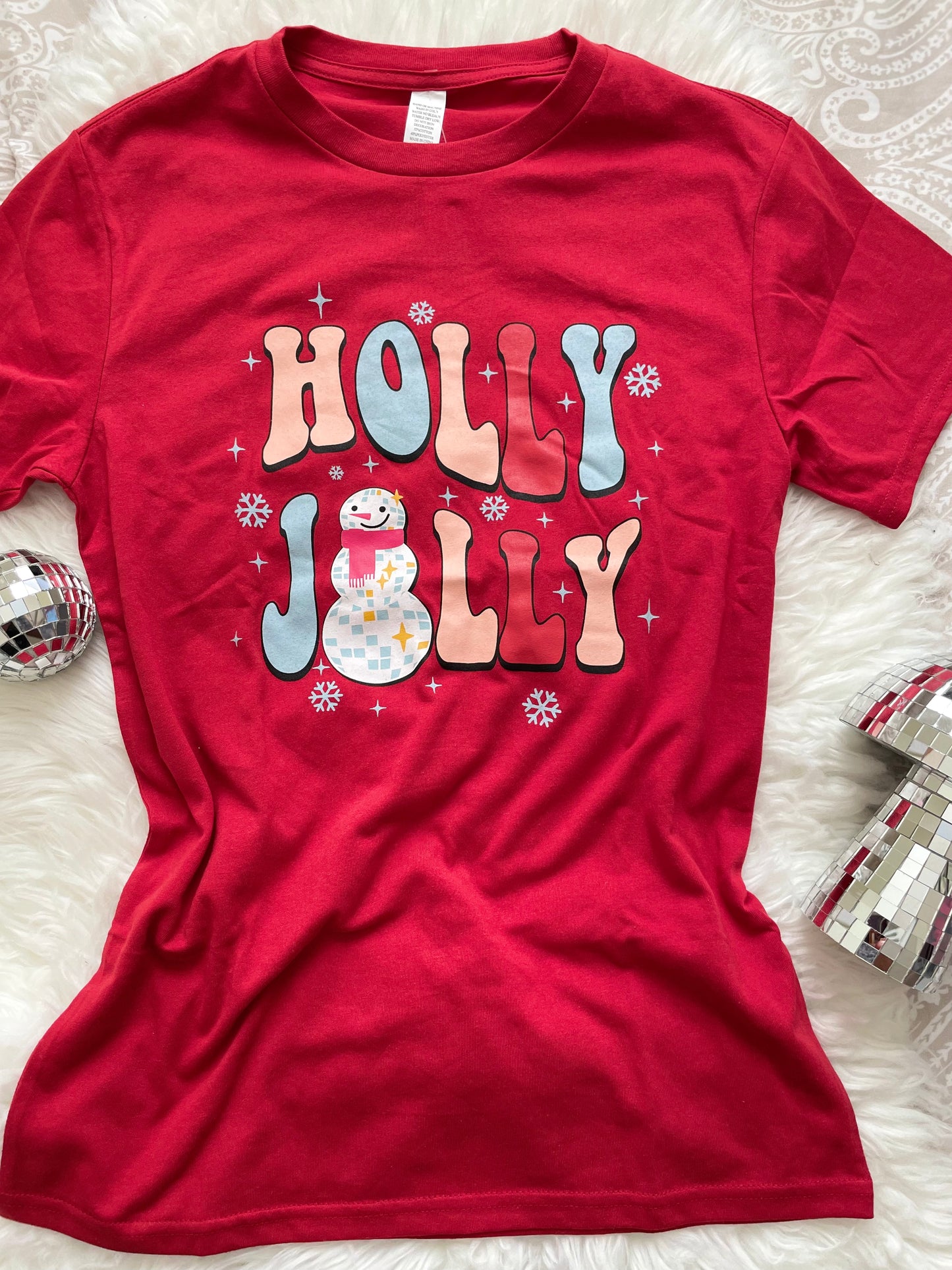Holly Jolly Red Tee