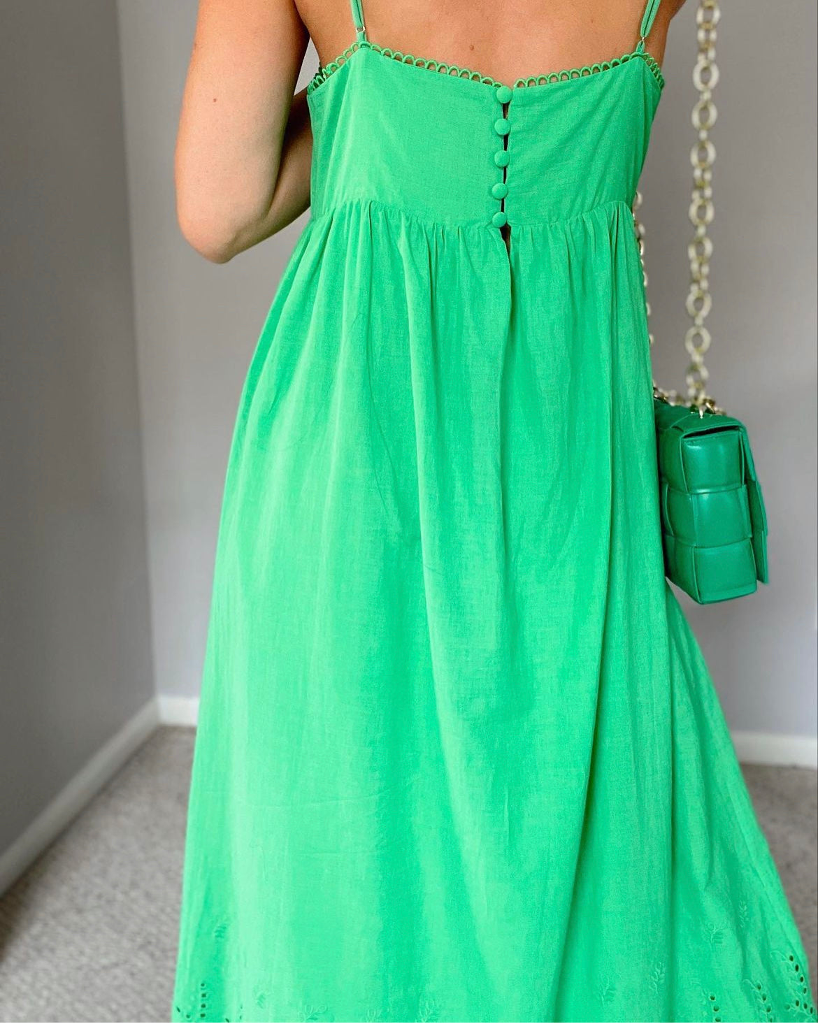 Tulum Green Maxi Dress