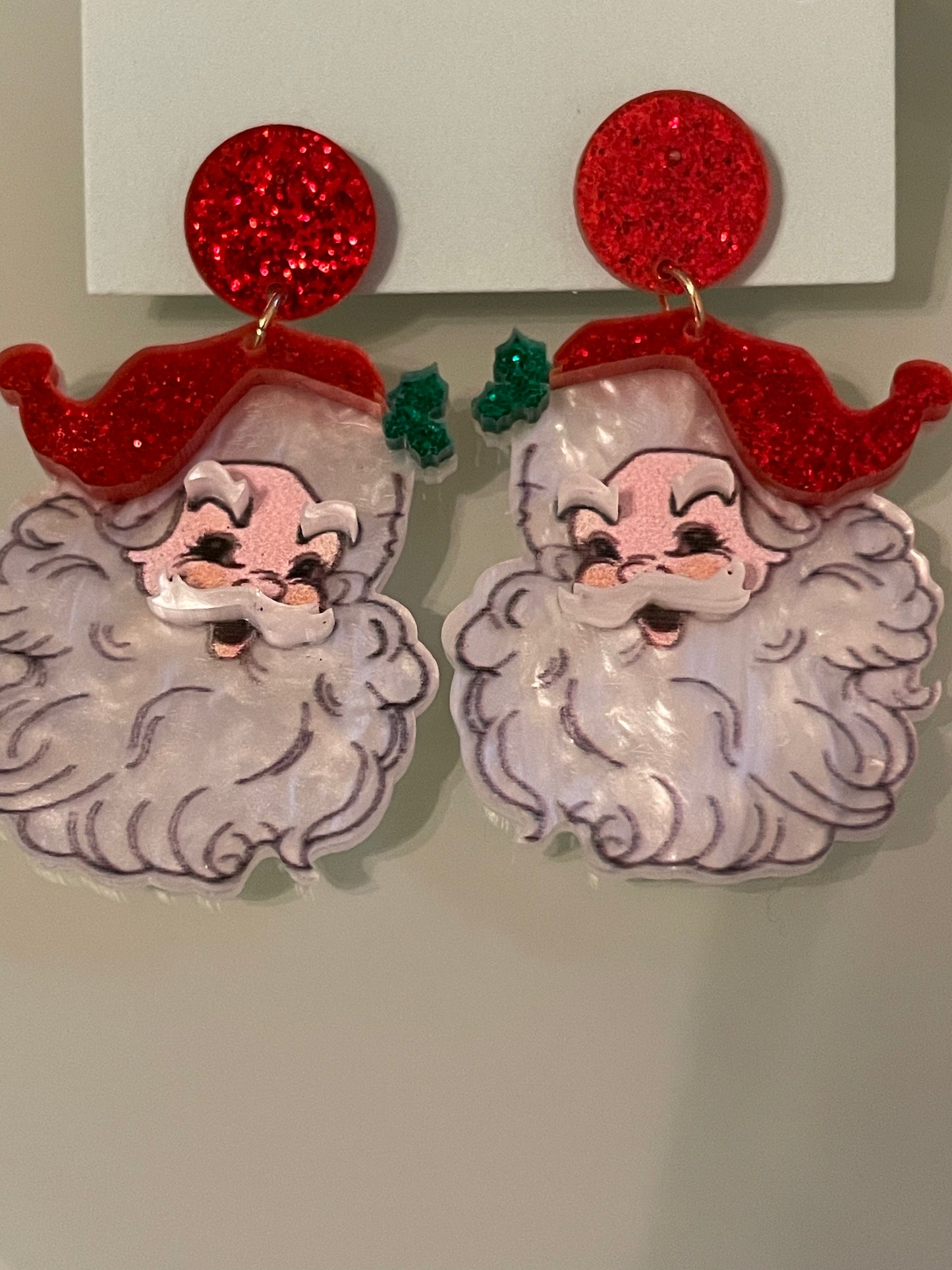 Santa Earrings