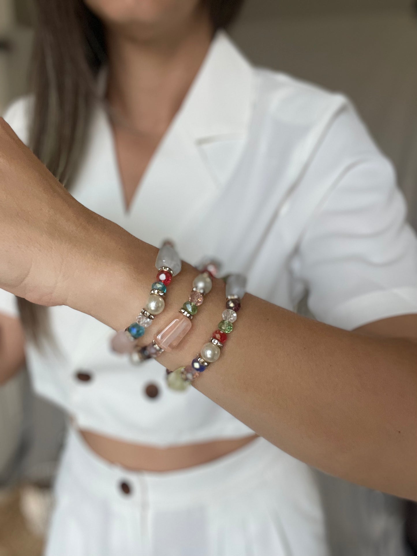 Multi Color Stones Bracelet