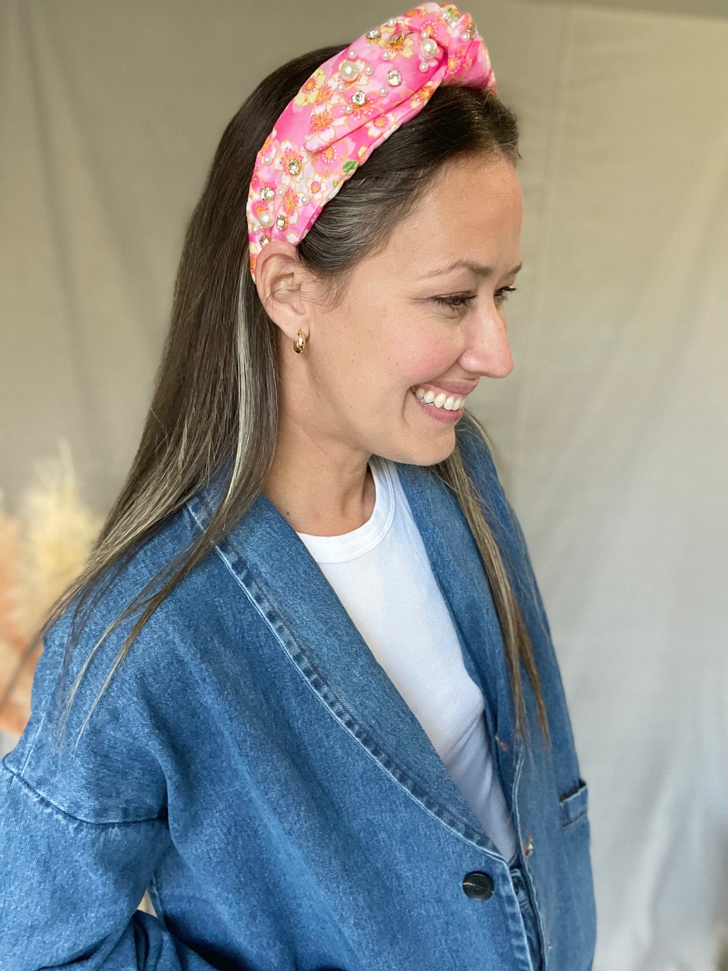 Pearl Floral Headband