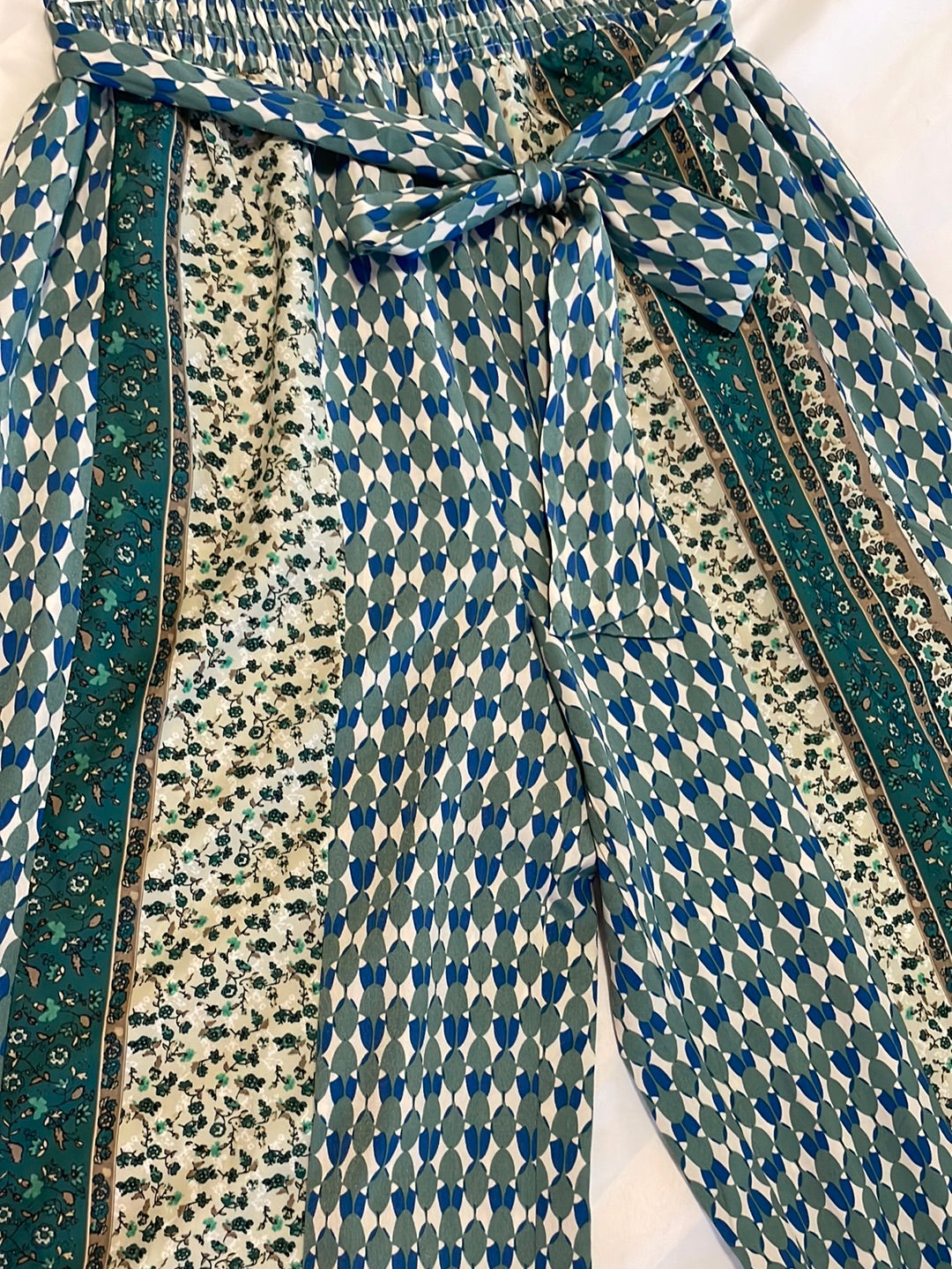 Teal wide Leg Palazzo