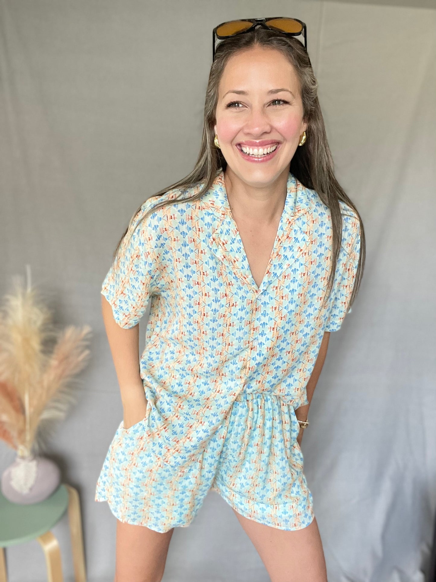 Aviva Boho Top and Shorts Set