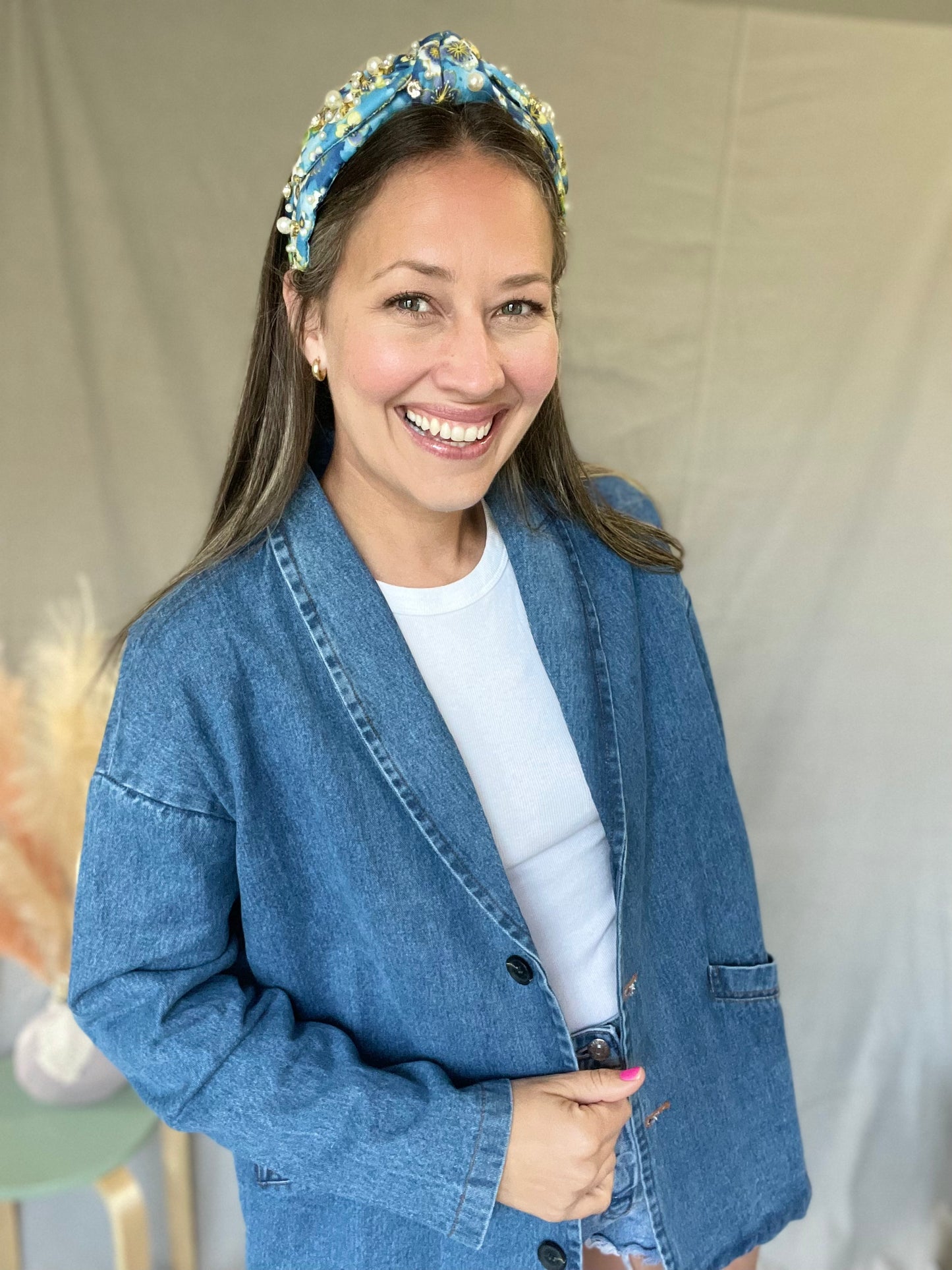 Pearl Floral Headband