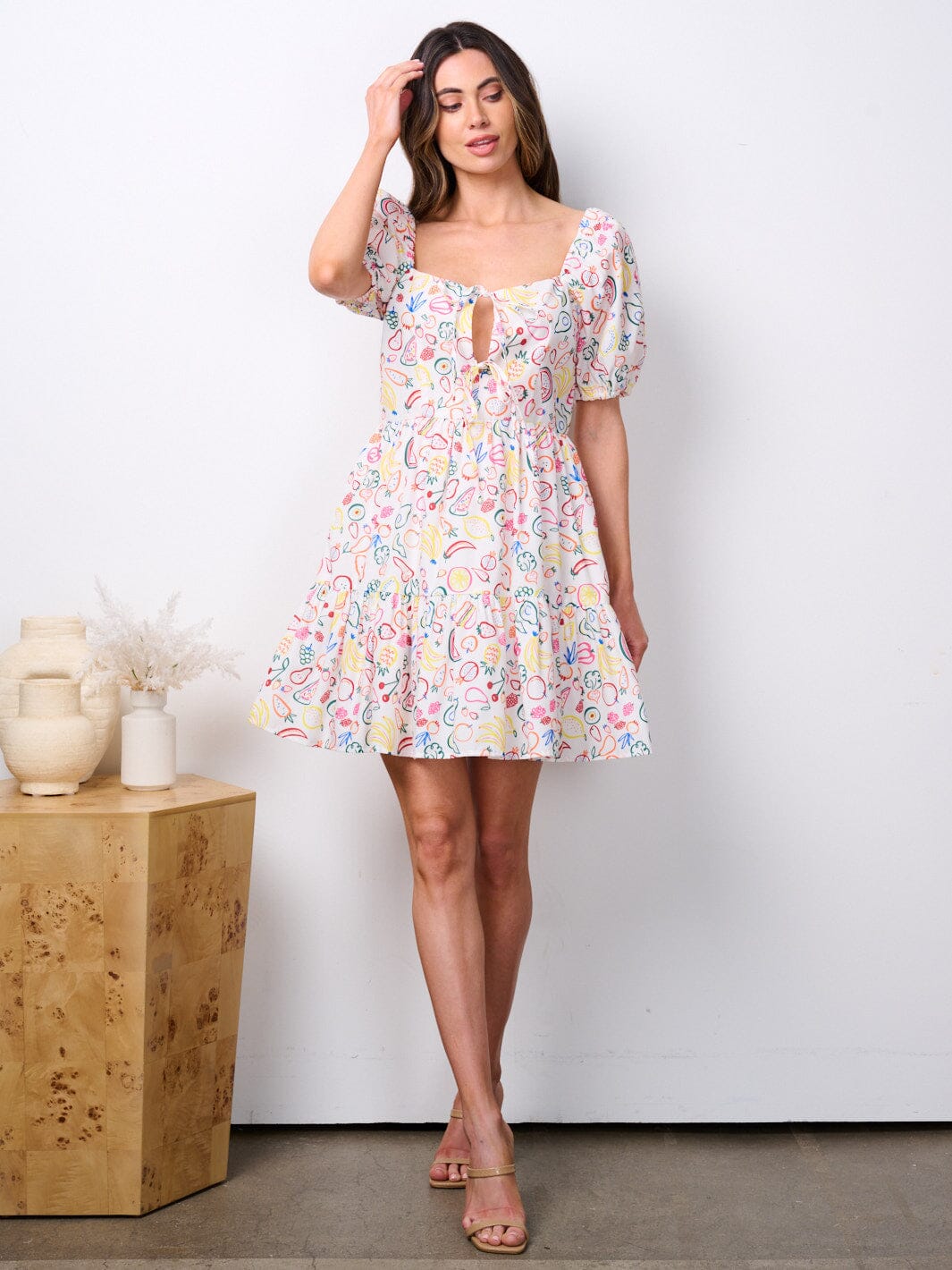 Sirene Fruit Print Dress