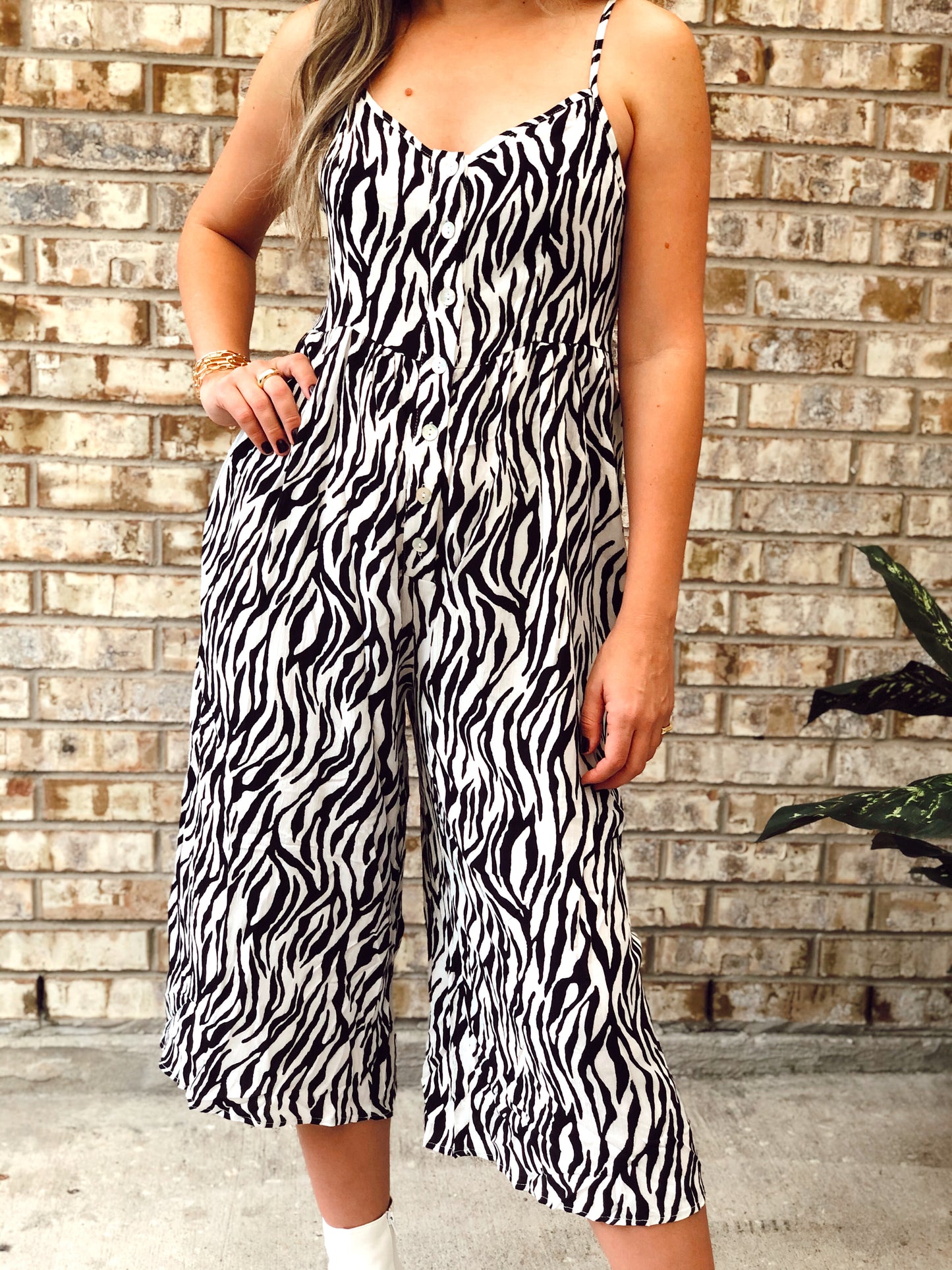Norma Black White Jumpsuit