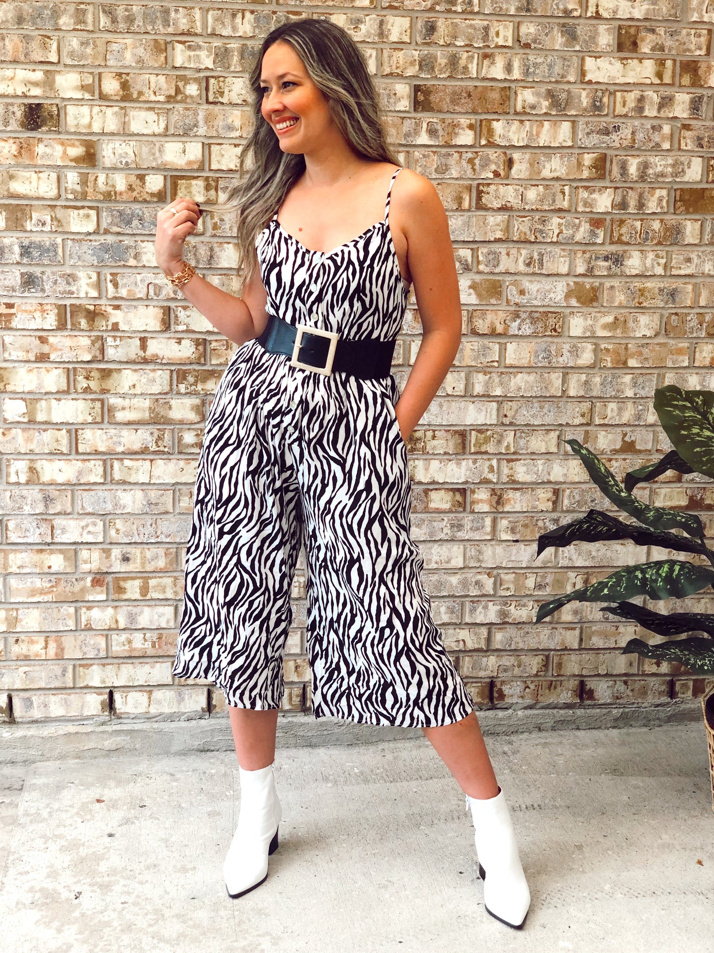 Norma Black White Jumpsuit