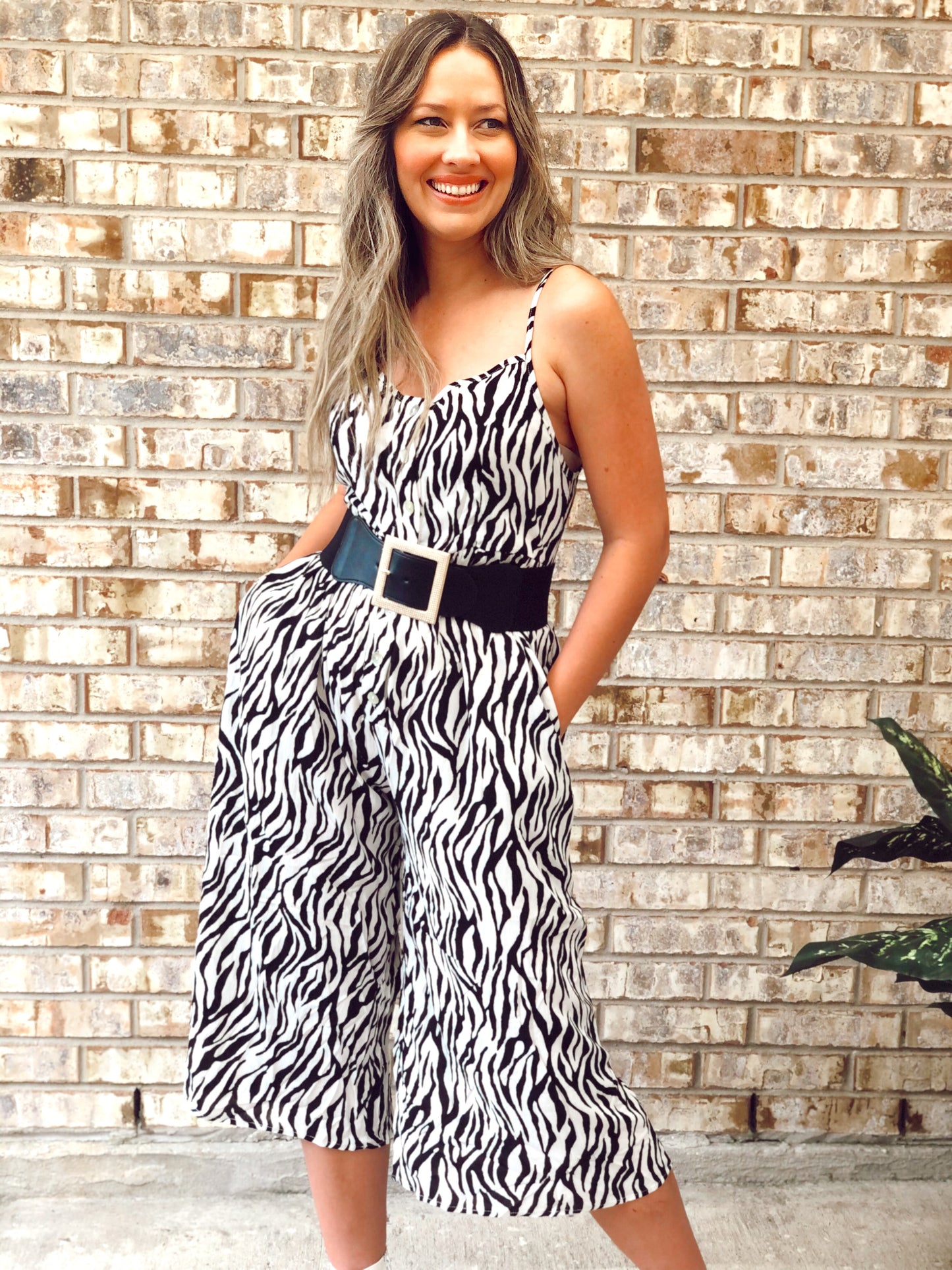 Norma Black White Jumpsuit