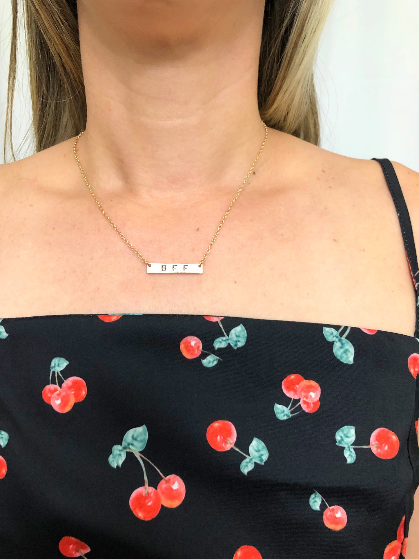 Gold "Bff" Chain Necklaces