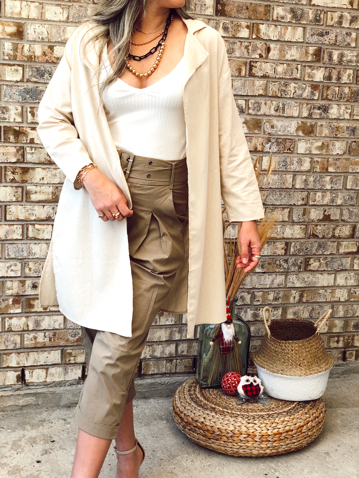 Beige Cardigan