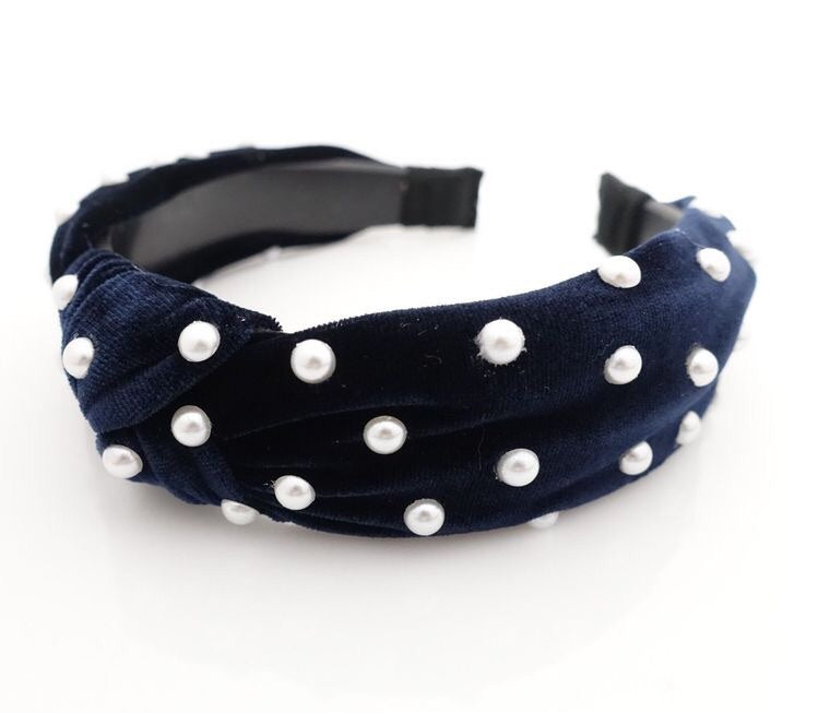 Pearl Velvet Headband