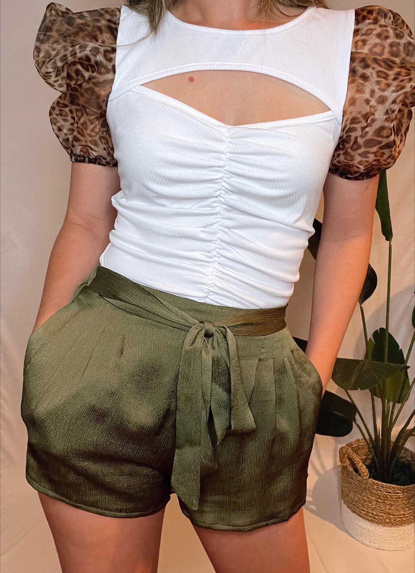 Olive Shorts