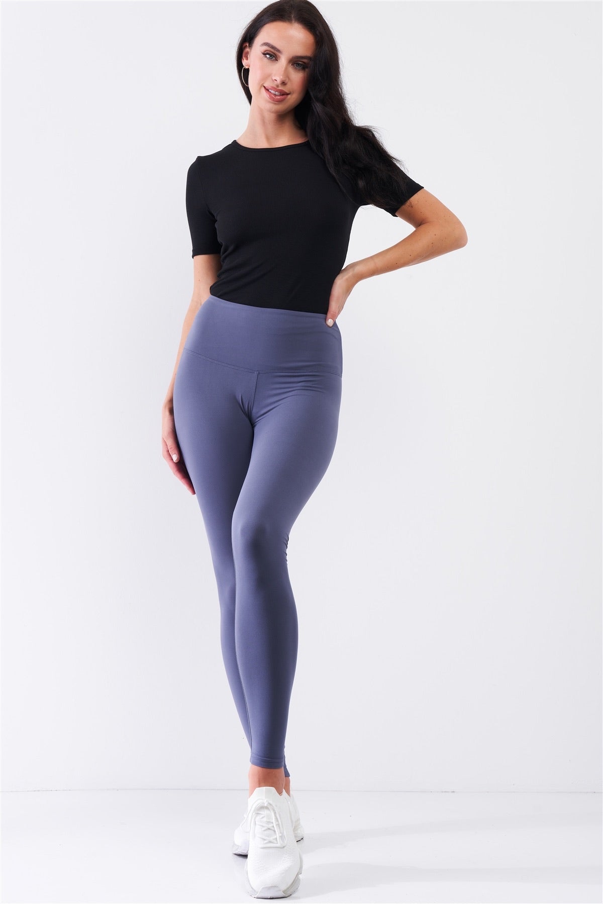 Violet Blue High-Rise Soft Legging Pants