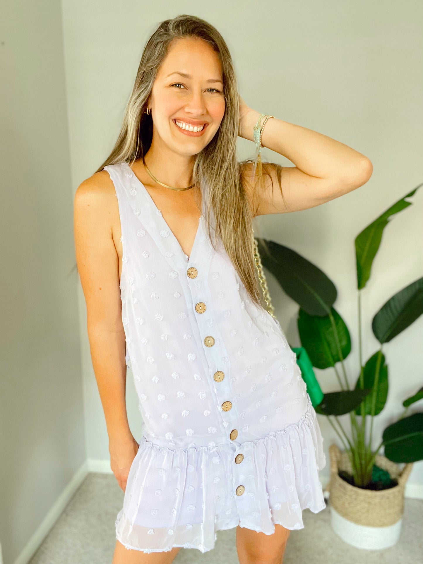 Lavender Mini Dress