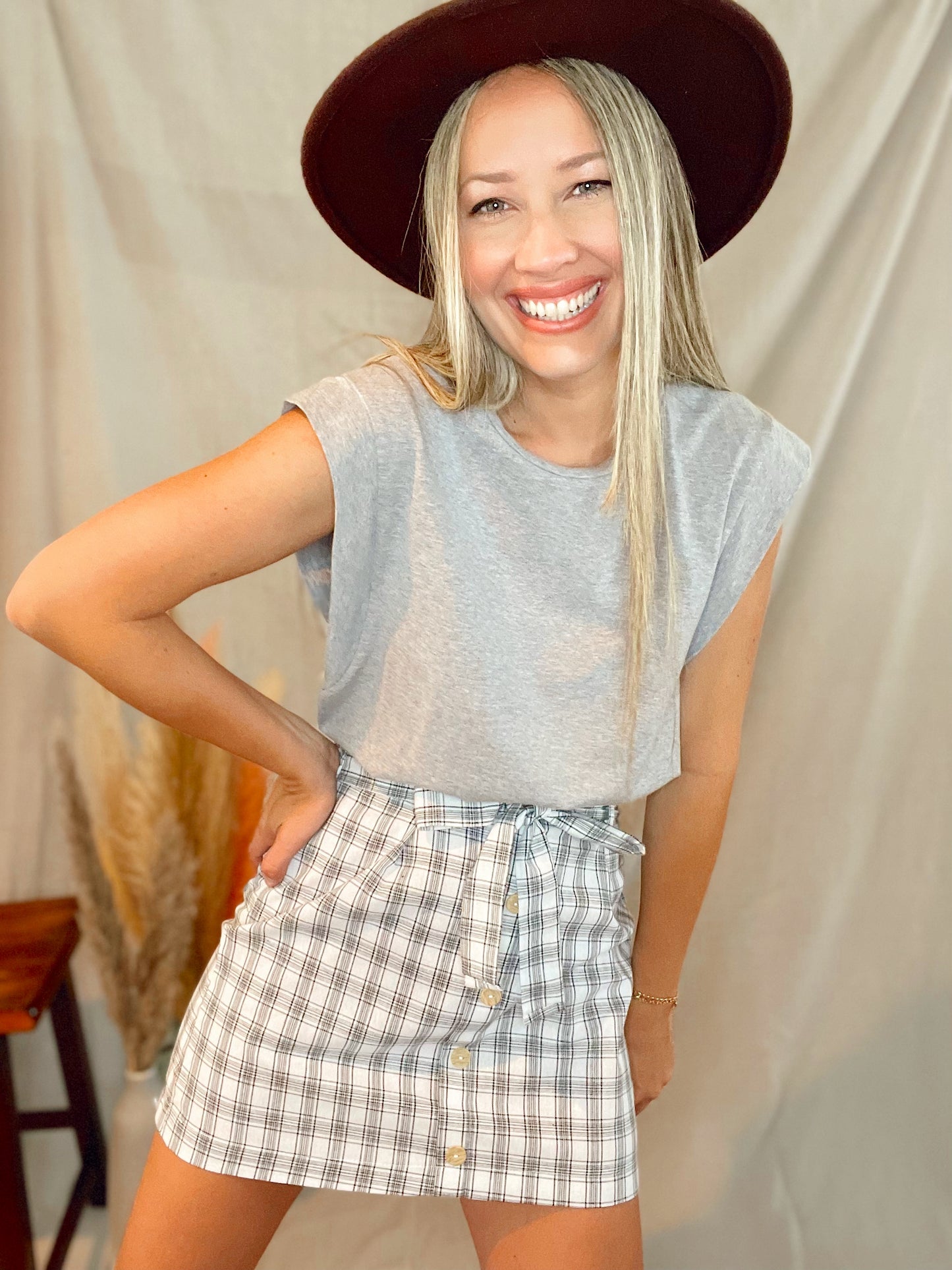 Gray Muscle Tee