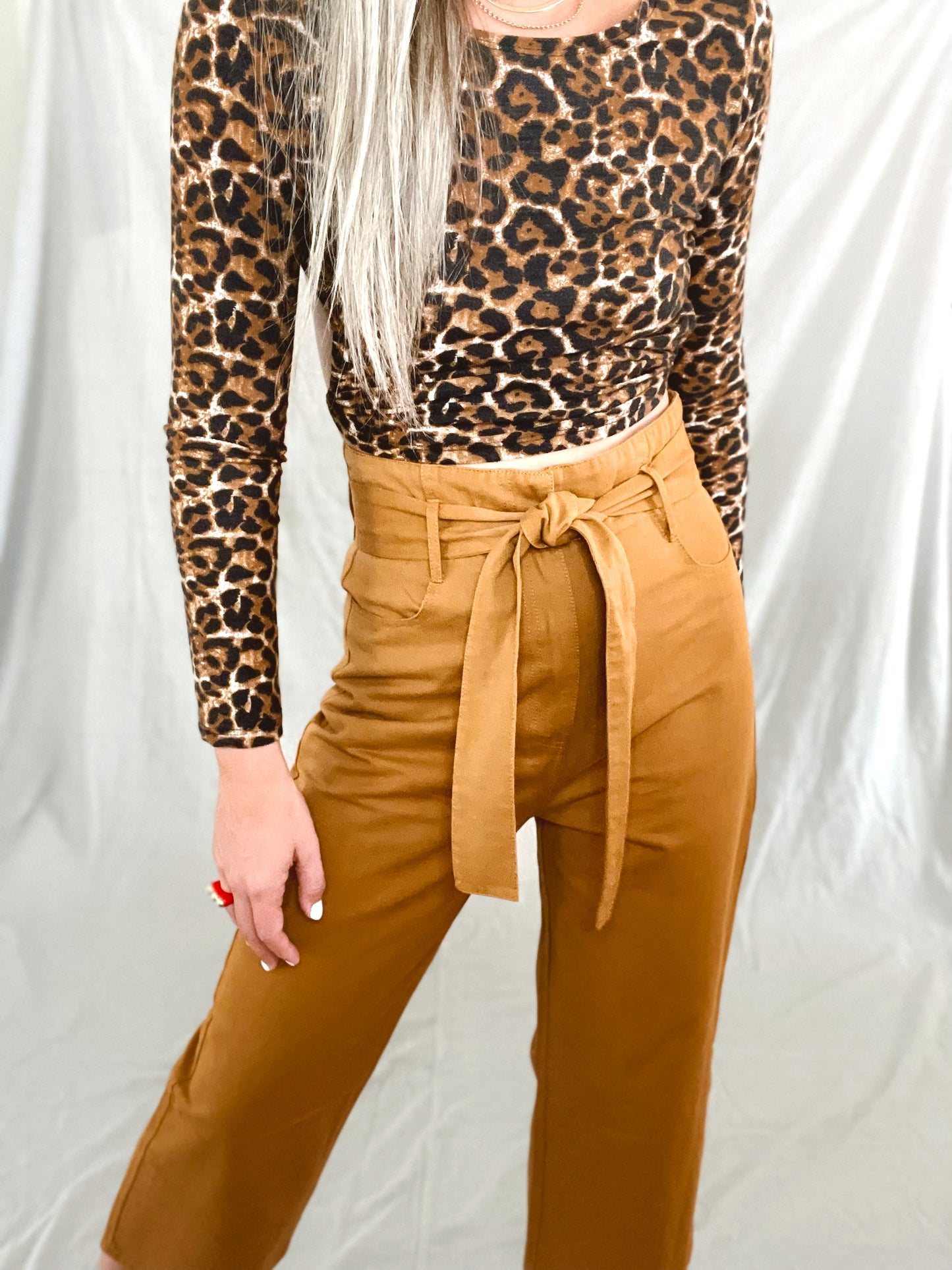 Gabi Leopard Top