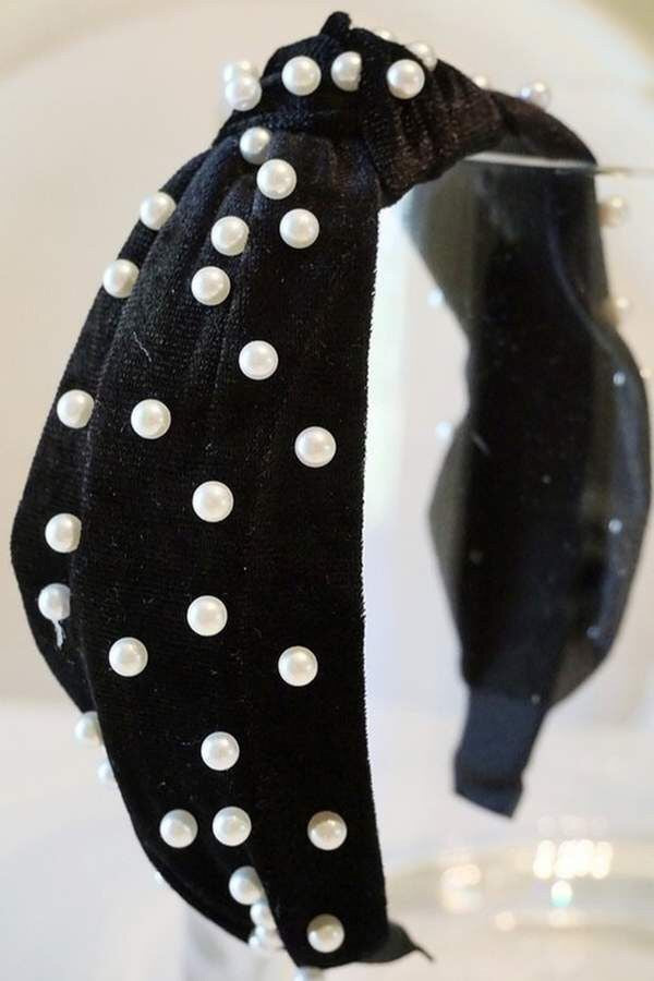 Pearl Velvet Headband