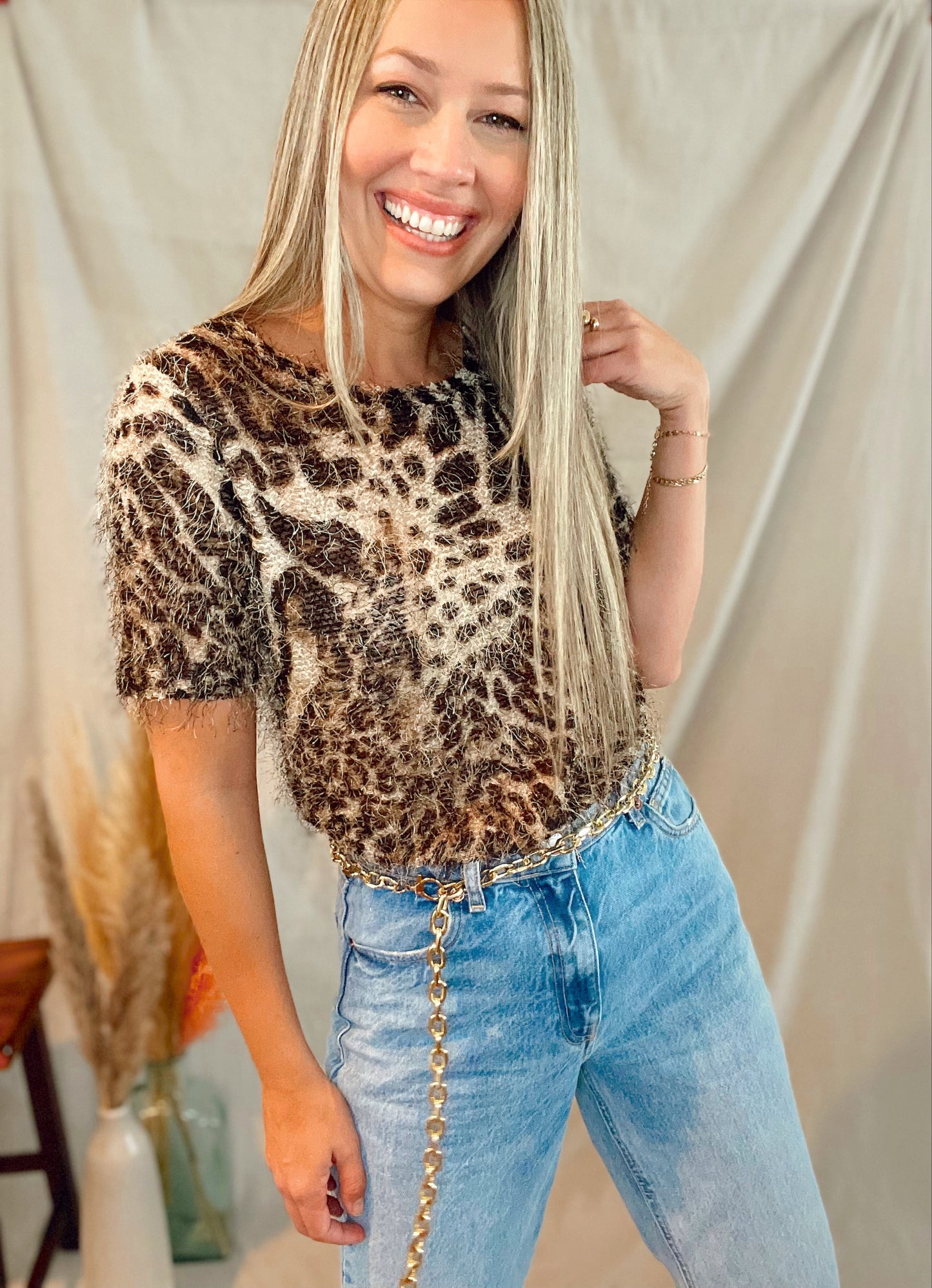 Elva Animal Print Top