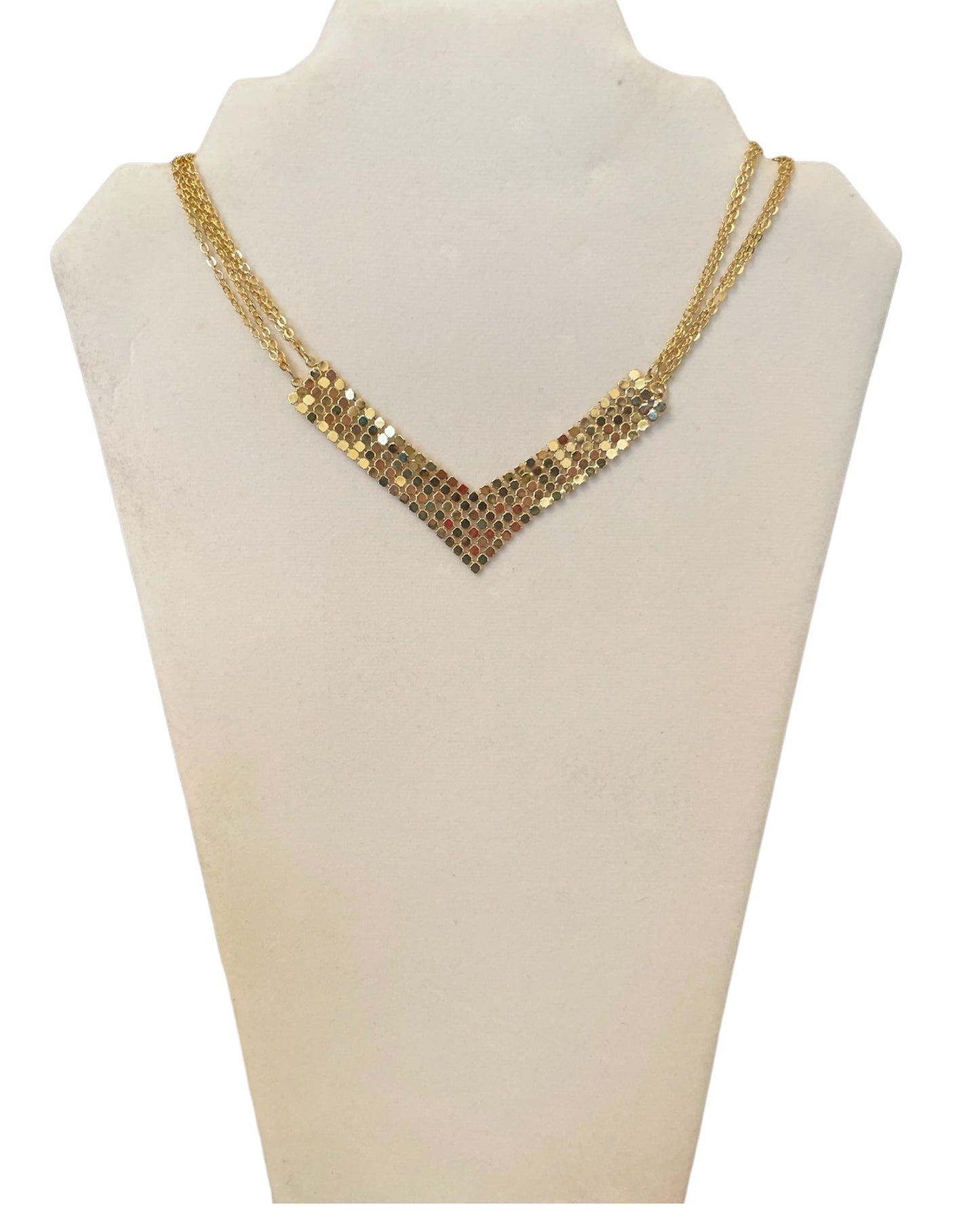 Sequin Gold Necklace