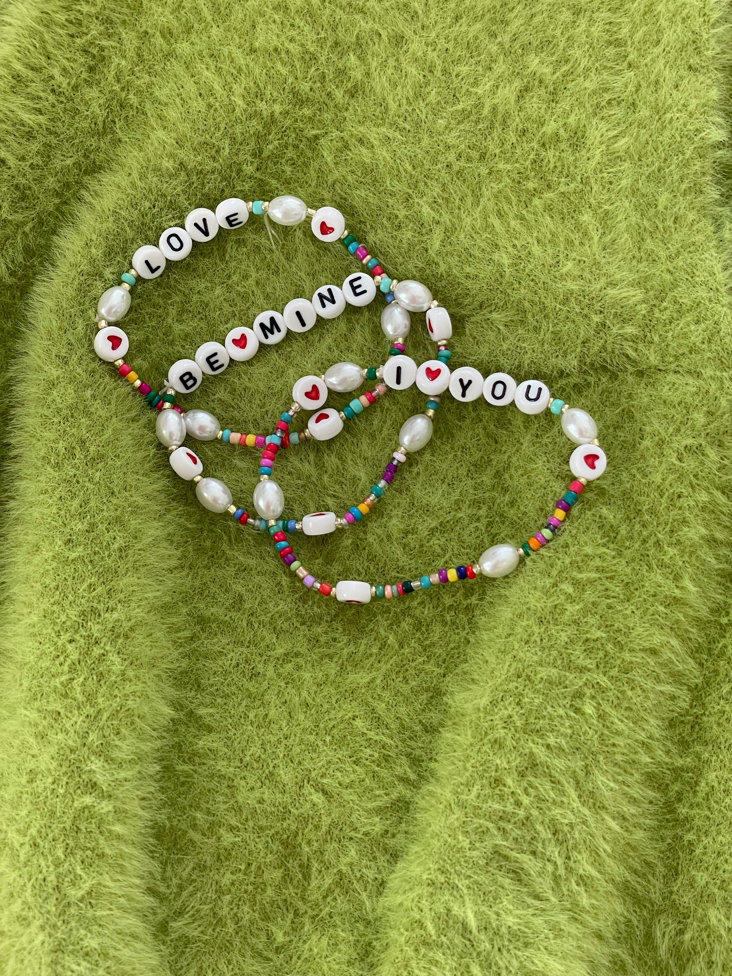 Love Bead Charm Bracelet