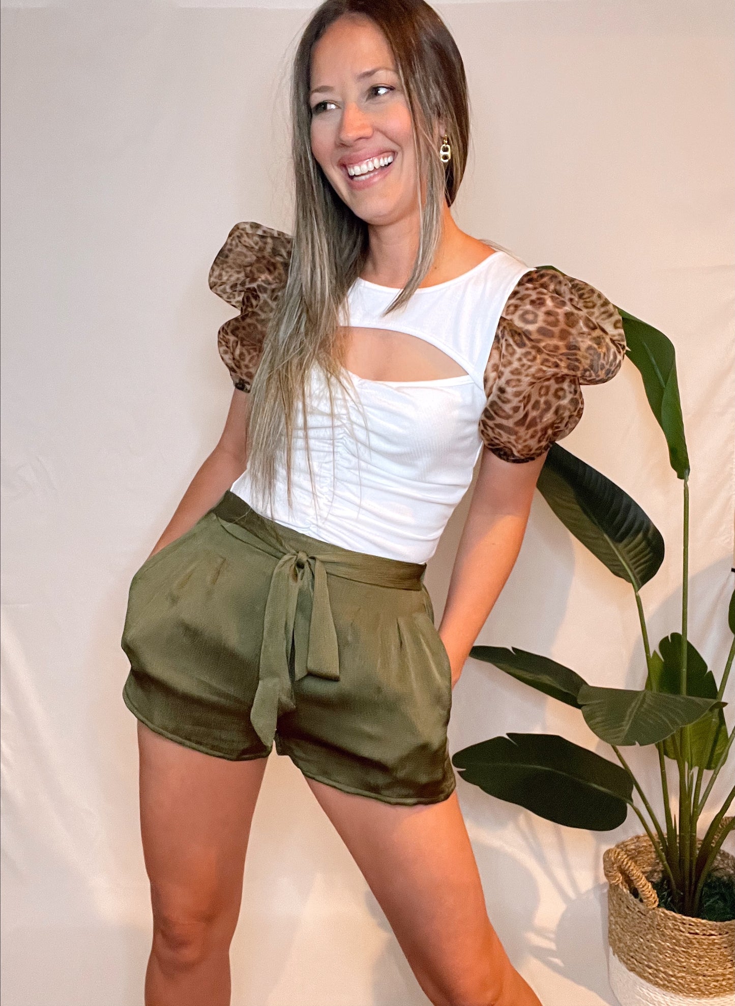 Olive Shorts