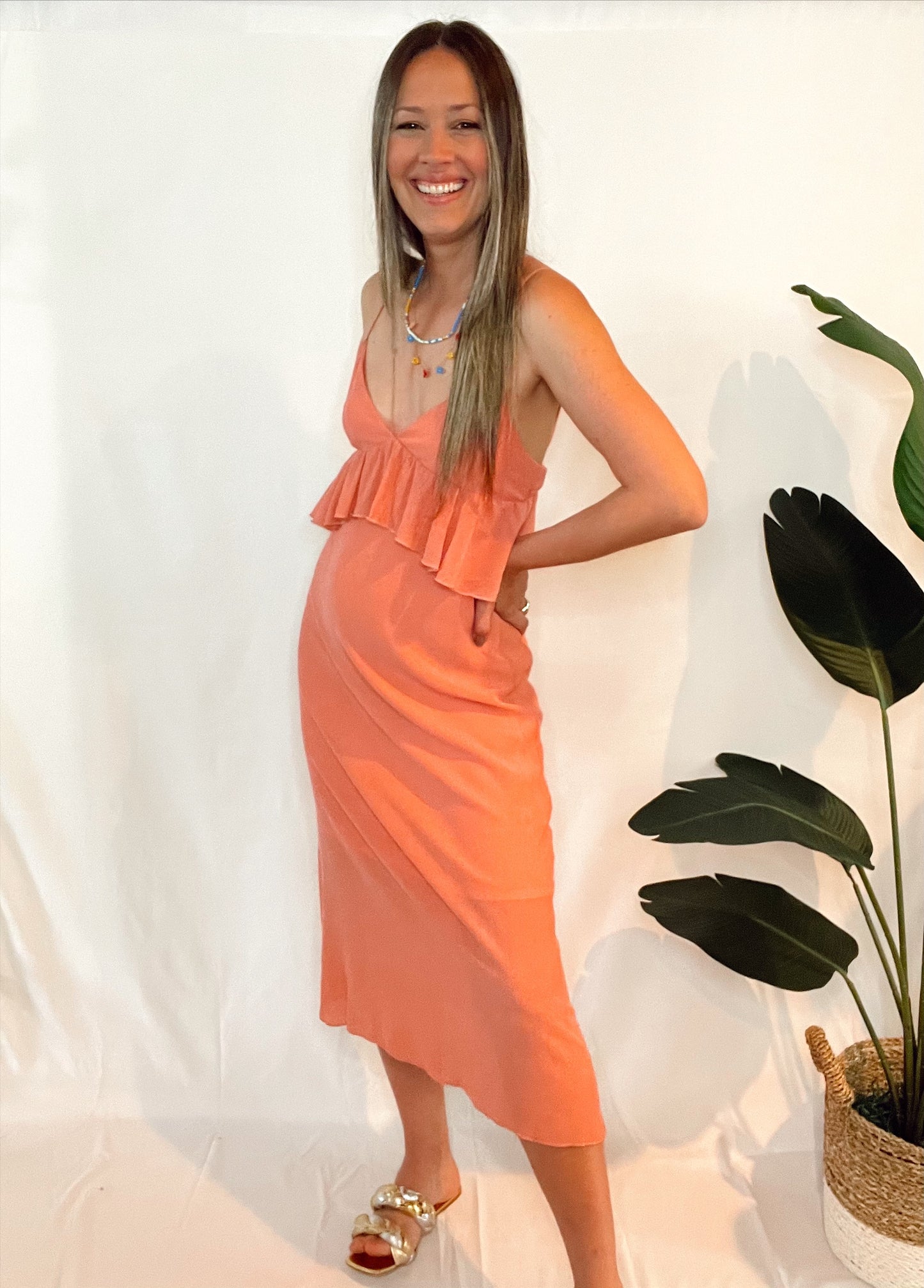 Salmon Dress