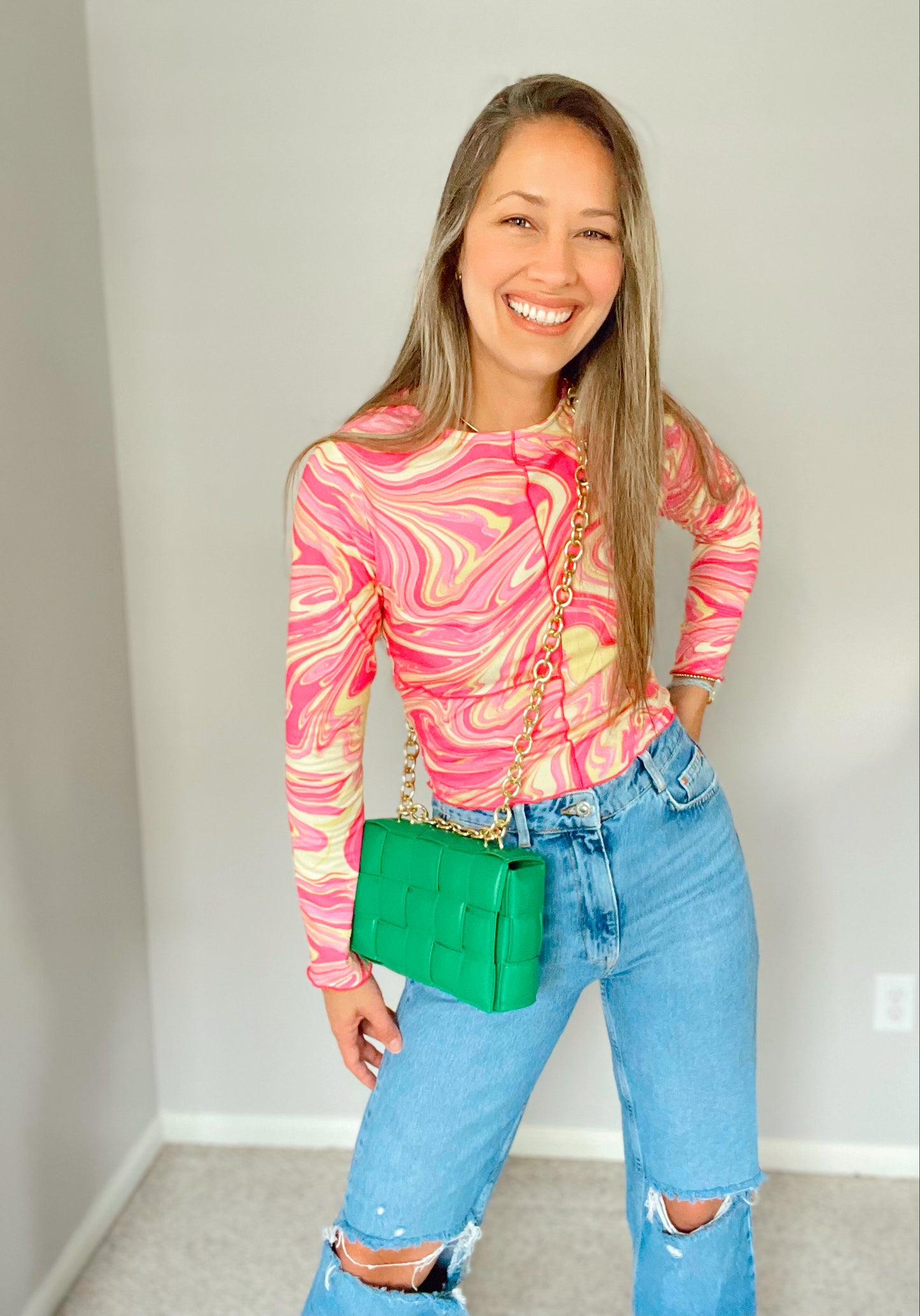 Groovy Pink Top