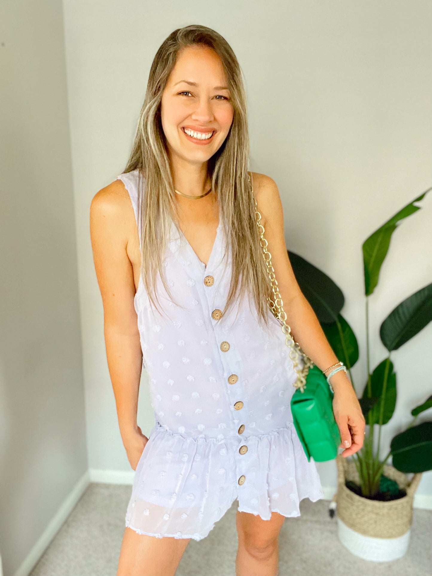 Lavender Mini Dress